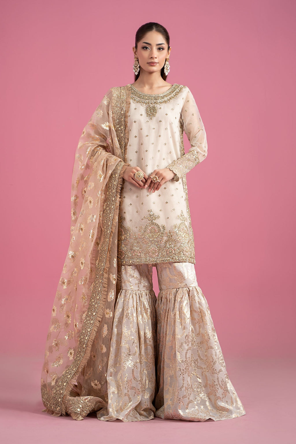 Maria B | Eid Collection 26 | 3 Piece Embroidered Organza Suit