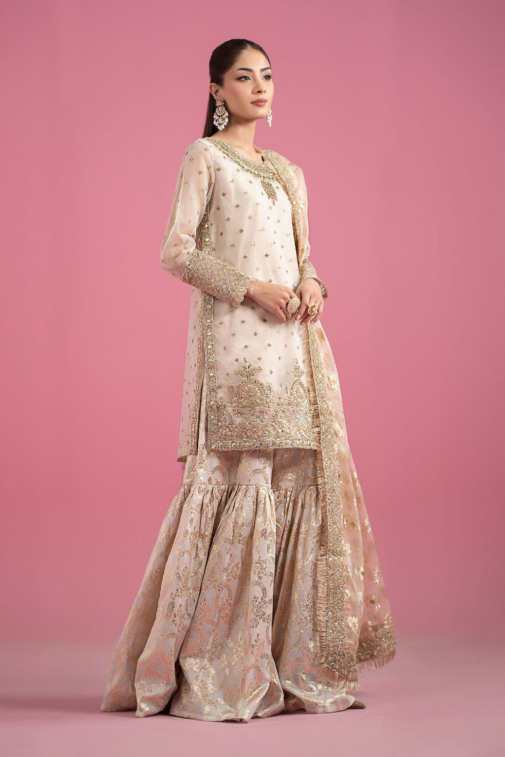 Maria B | Eid Collection 26 | 3 Piece Embroidered Organza Suit