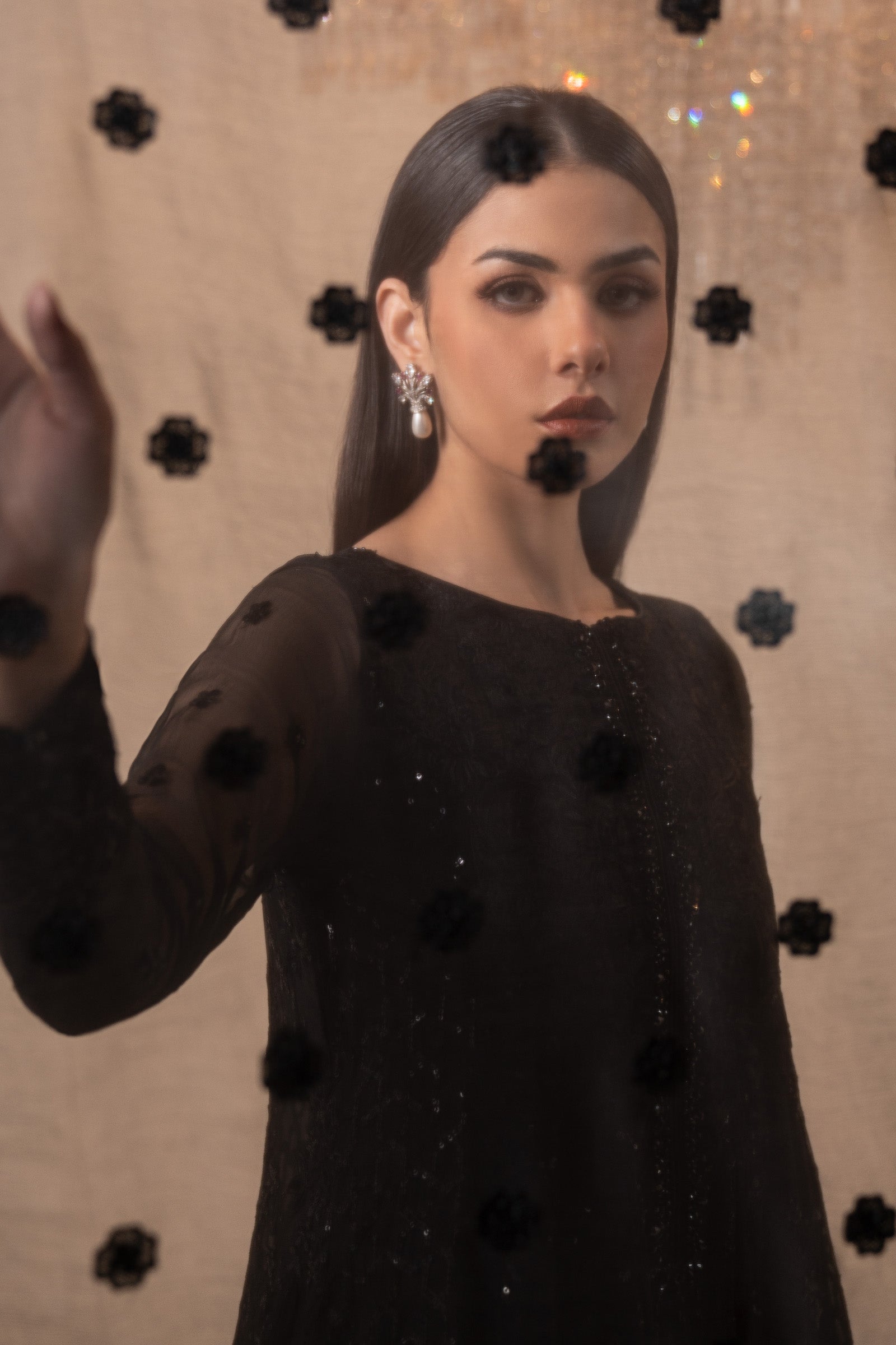 Maria B | Eid Collection 26 | 3 Piece Embroidered Chiffon Suit