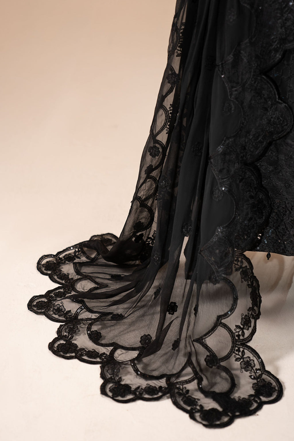 Maria B | Eid Collection 26 | 3 Piece Embroidered Chiffon Suit