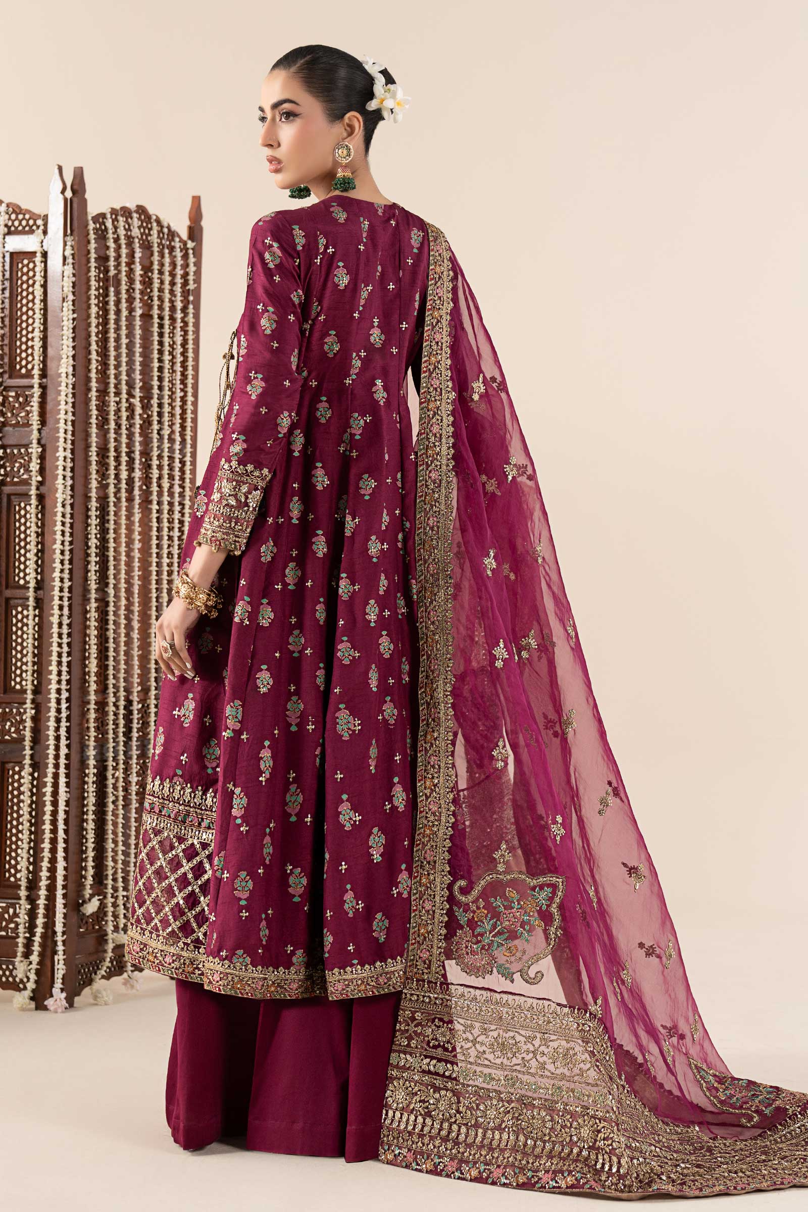 Maria B | Eid Collection 26 | 3 Piece Printed Raw Silk Suit