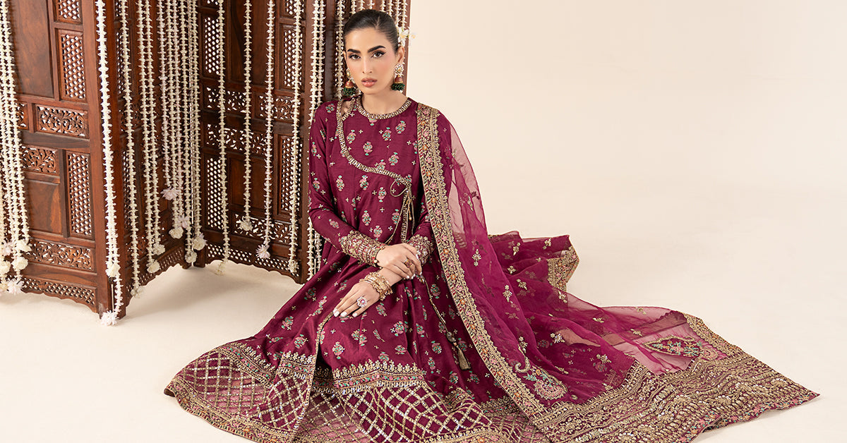 Maria B | Eid Collection 26 | 3 Piece Printed Raw Silk Suit