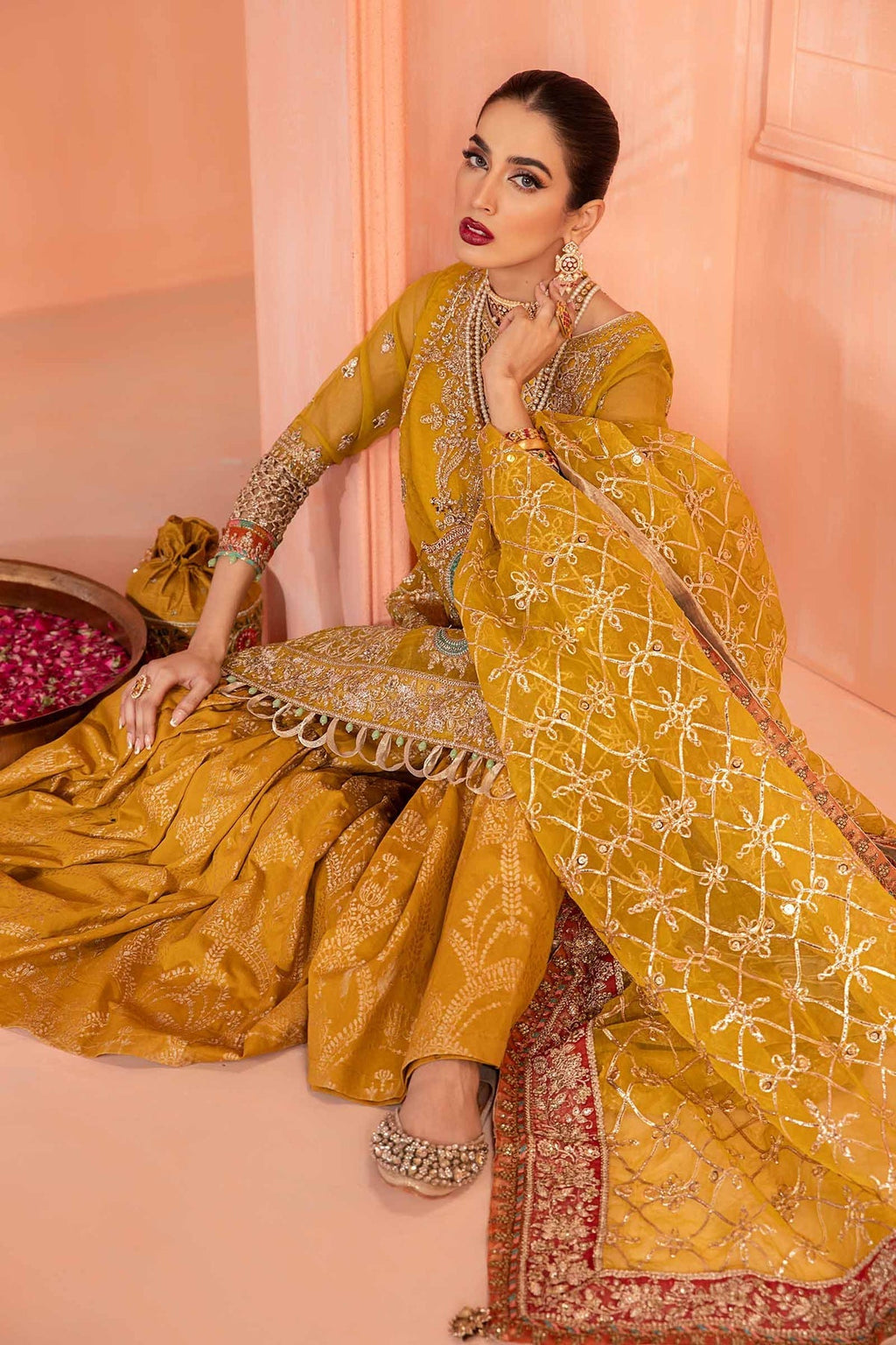 Maria B | Formal Wears | Organza Suit SF-EA24-28