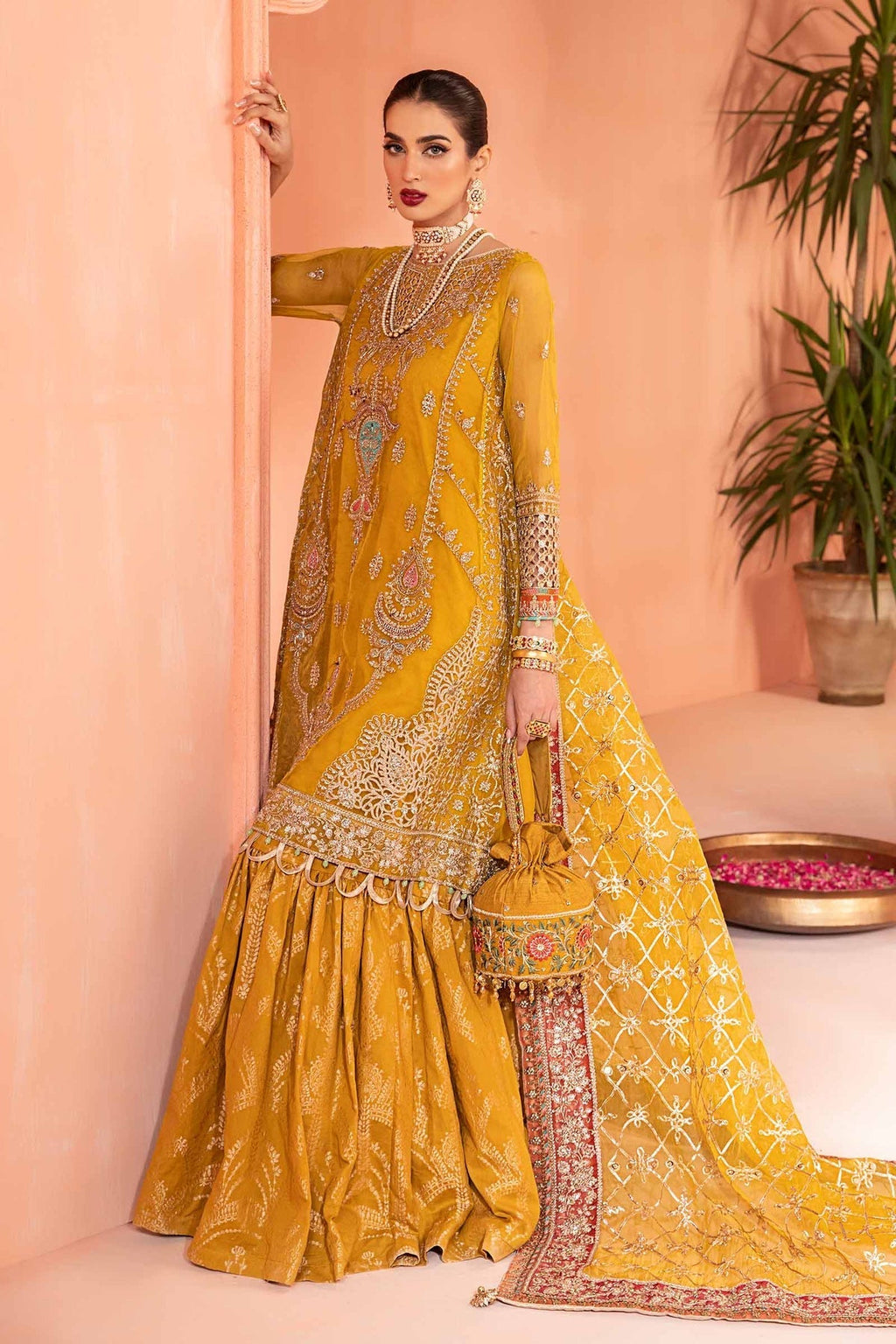 Maria B | Formal Wears | Organza Suit SF-EA24-28
