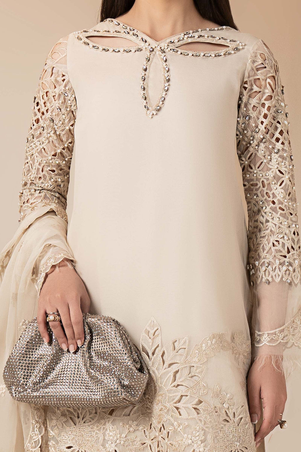 Maria B | Eid Collection 26 | 3 Piece Embroidered Organza Suit