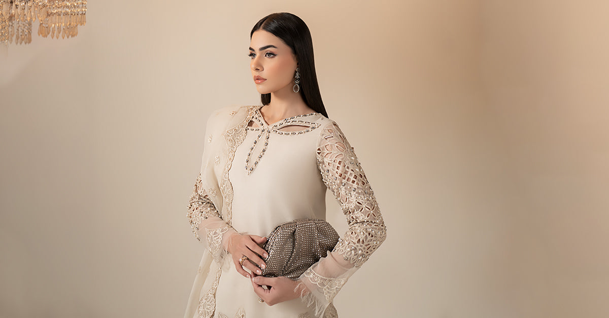 Maria B | Eid Collection 26 | 3 Piece Embroidered Organza Suit