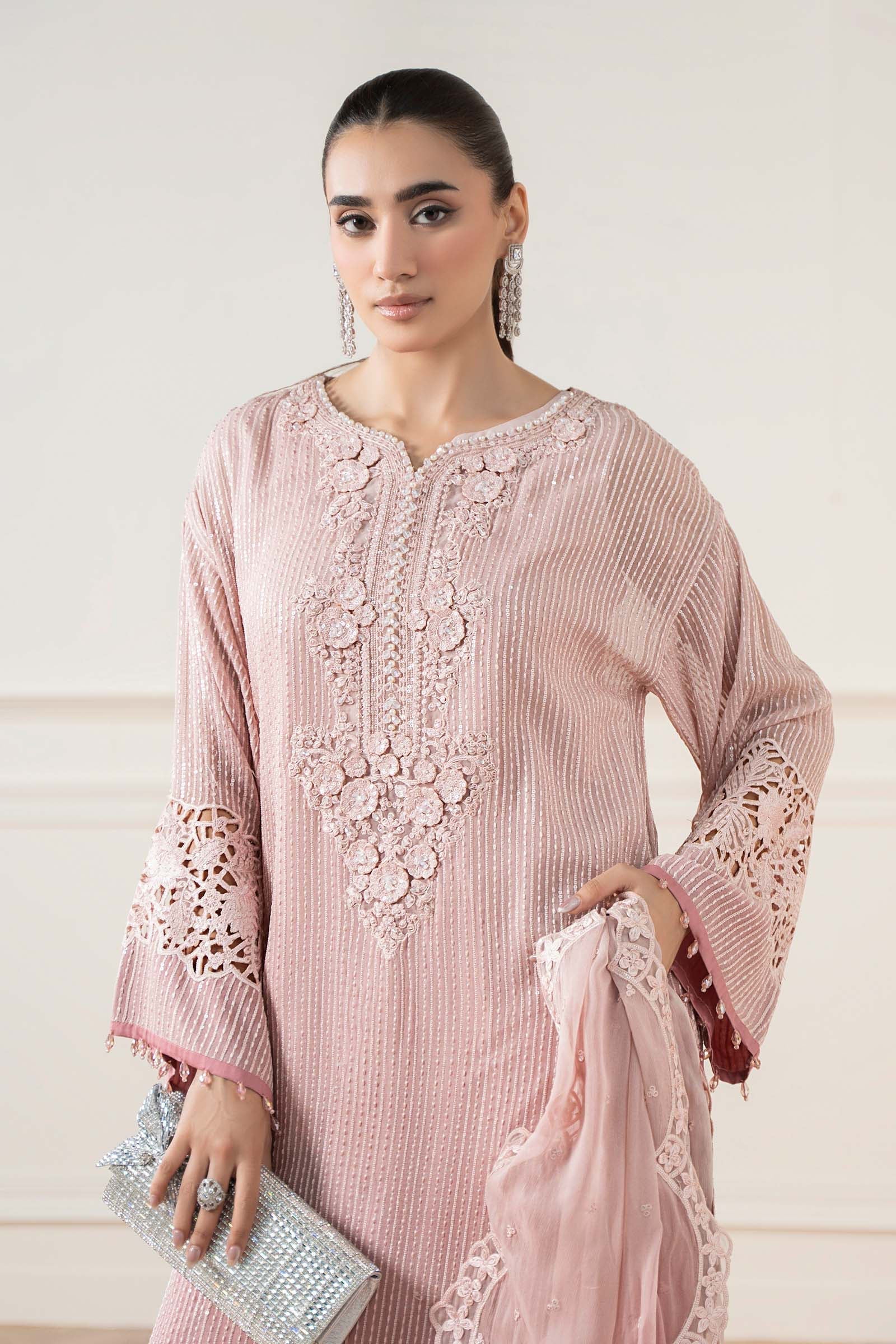 Maria B | Pre Fall 25 | Chiffon Suit 08