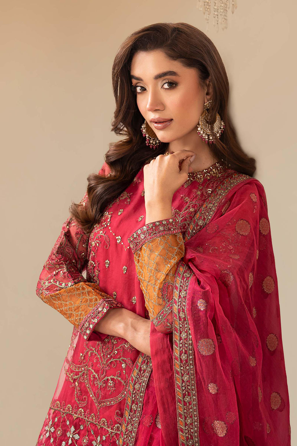 Maria B | Eid Collection 26 | 3 Piece Embroidered Organza Suit