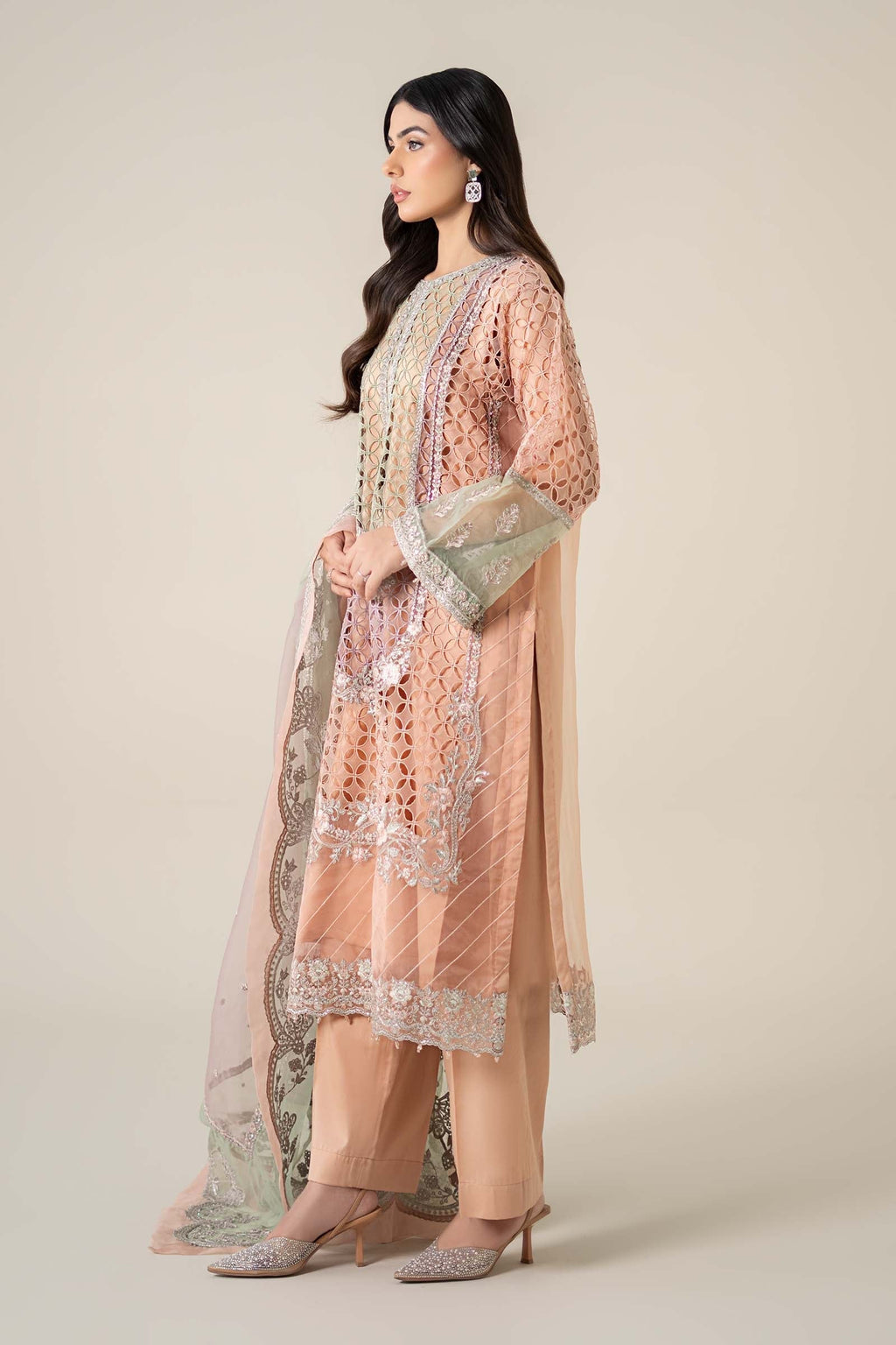 Maria B | Pre Fall 25 | Organza Suit 18