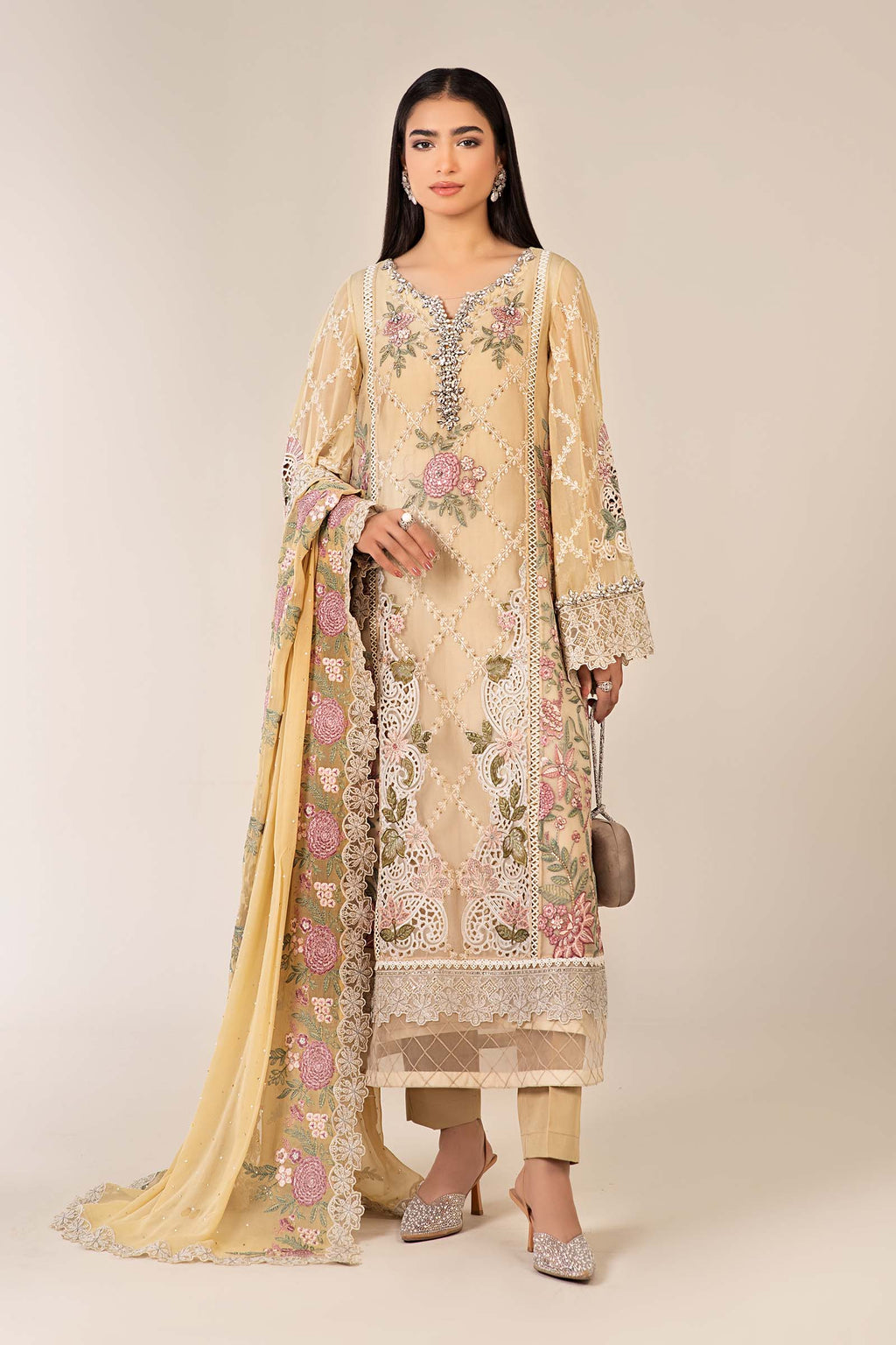 Maria B | Pre Fall 25 | Chiffon Suit 19