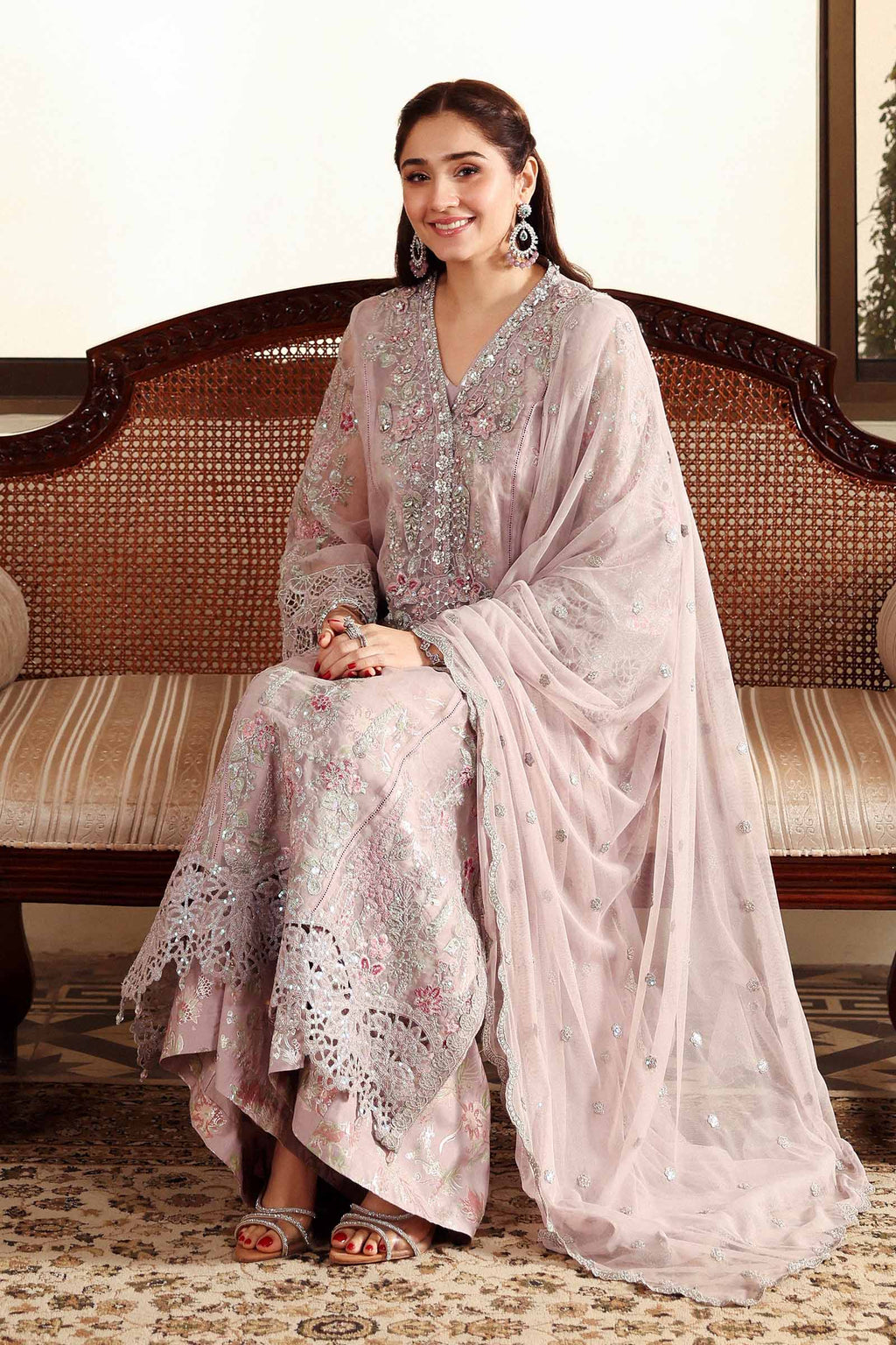 Maria B | Eid Collection 26 | 3 Piece Embroidered Organza Suit