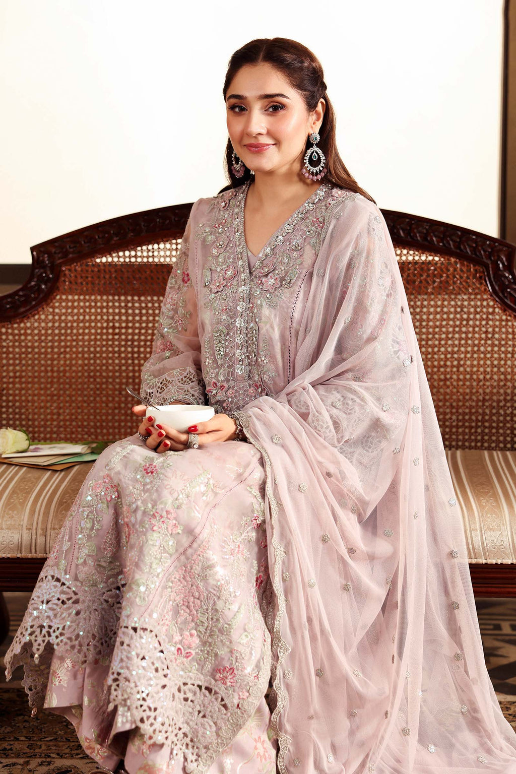 Maria B | Eid Collection 26 | 3 Piece Embroidered Organza Suit