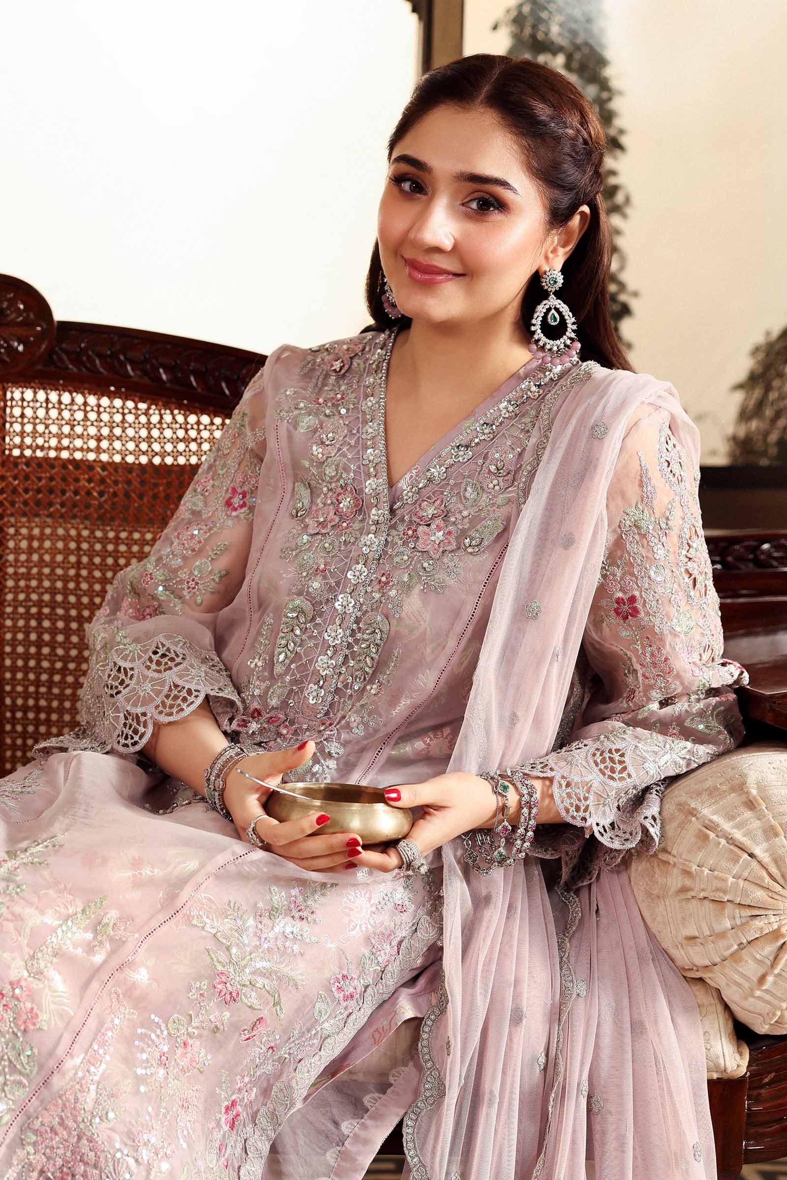 Maria B | Eid Collection 26 | 3 Piece Embroidered Organza Suit
