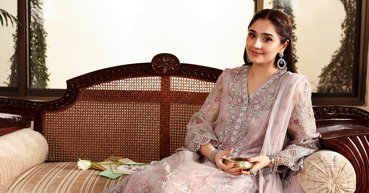 Maria B | Eid Collection 26 | 3 Piece Embroidered Organza Suit