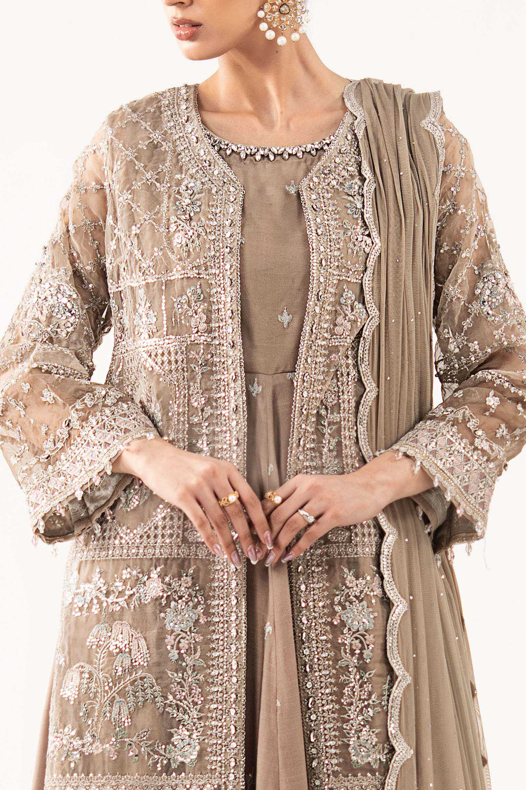 Maria B | Eid Collection 26 | 3 Piece Embroidered Organza Suit