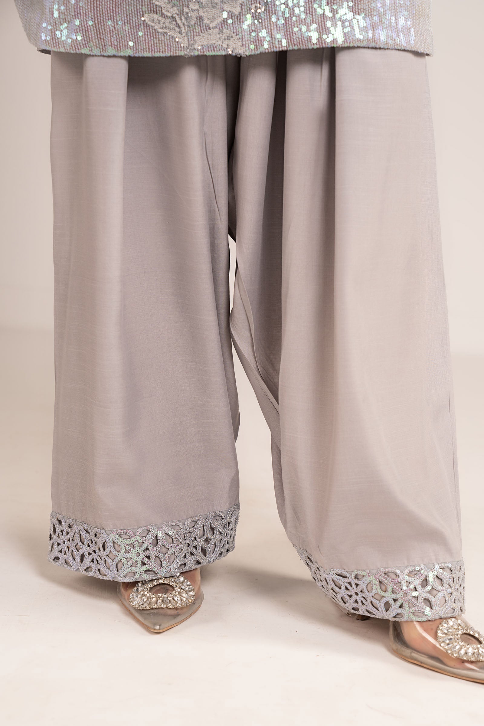 Maria B | Modern Archives | 3 Piece Embroidered Chiffon Suit