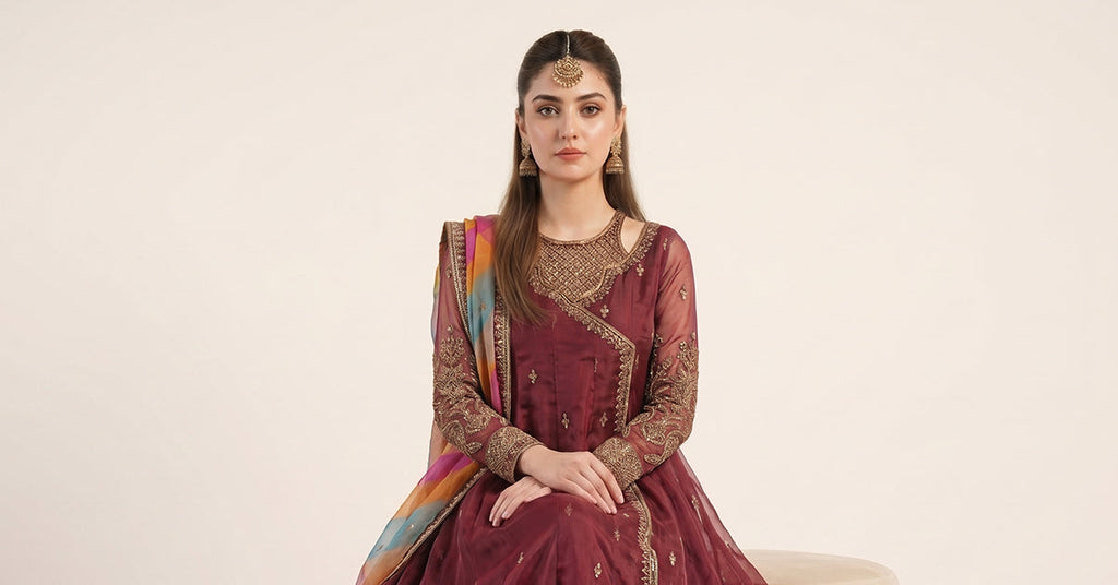 Maria B | Eid Collection 26 | 3 Piece Embroidered Organza Suit