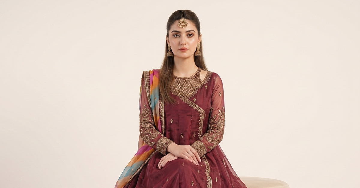 Maria B | Eid Collection 26 | 3 Piece Embroidered Organza Suit