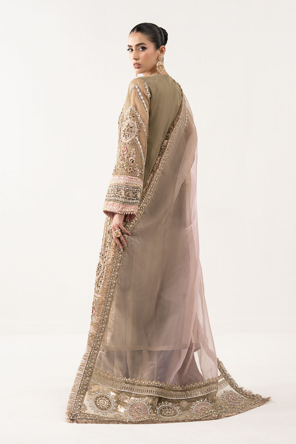 Maria B | Eid Collection 26 | 3 Piece Embroidered Organza Suit