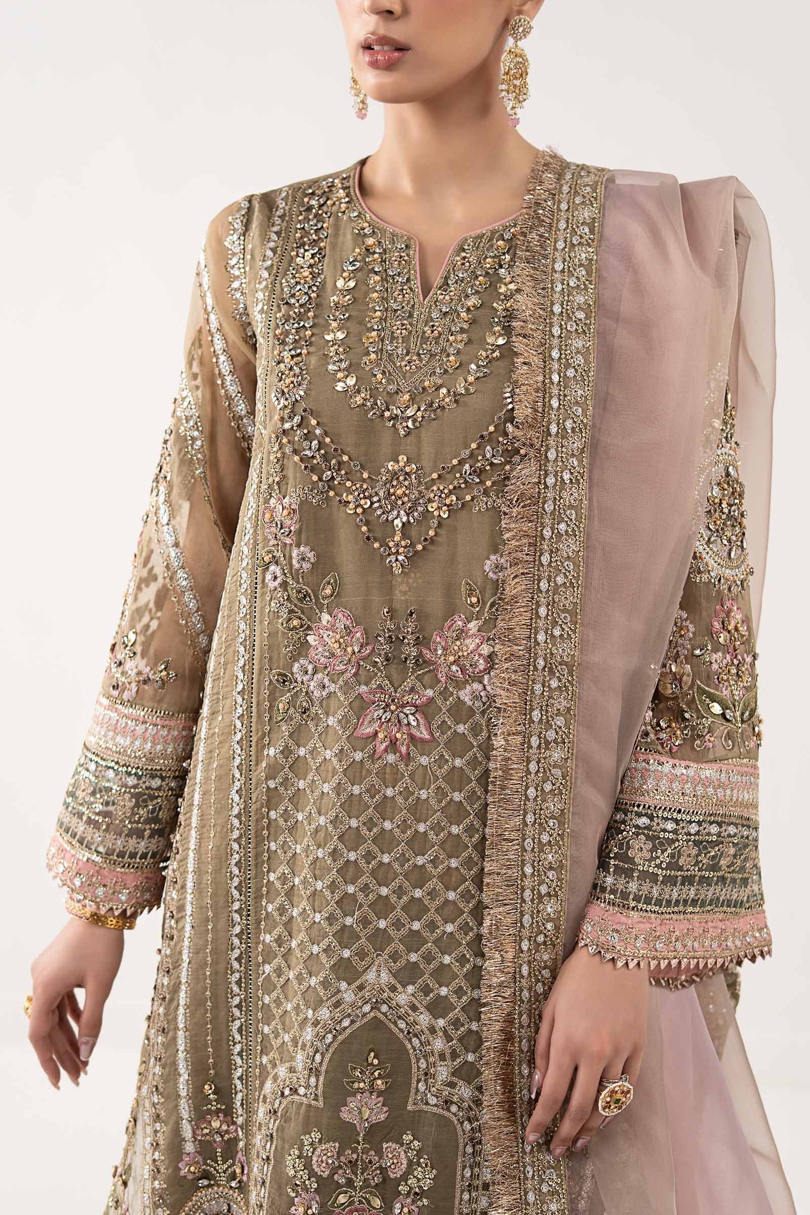 Maria B | Eid Collection 26 | 3 Piece Embroidered Organza Suit