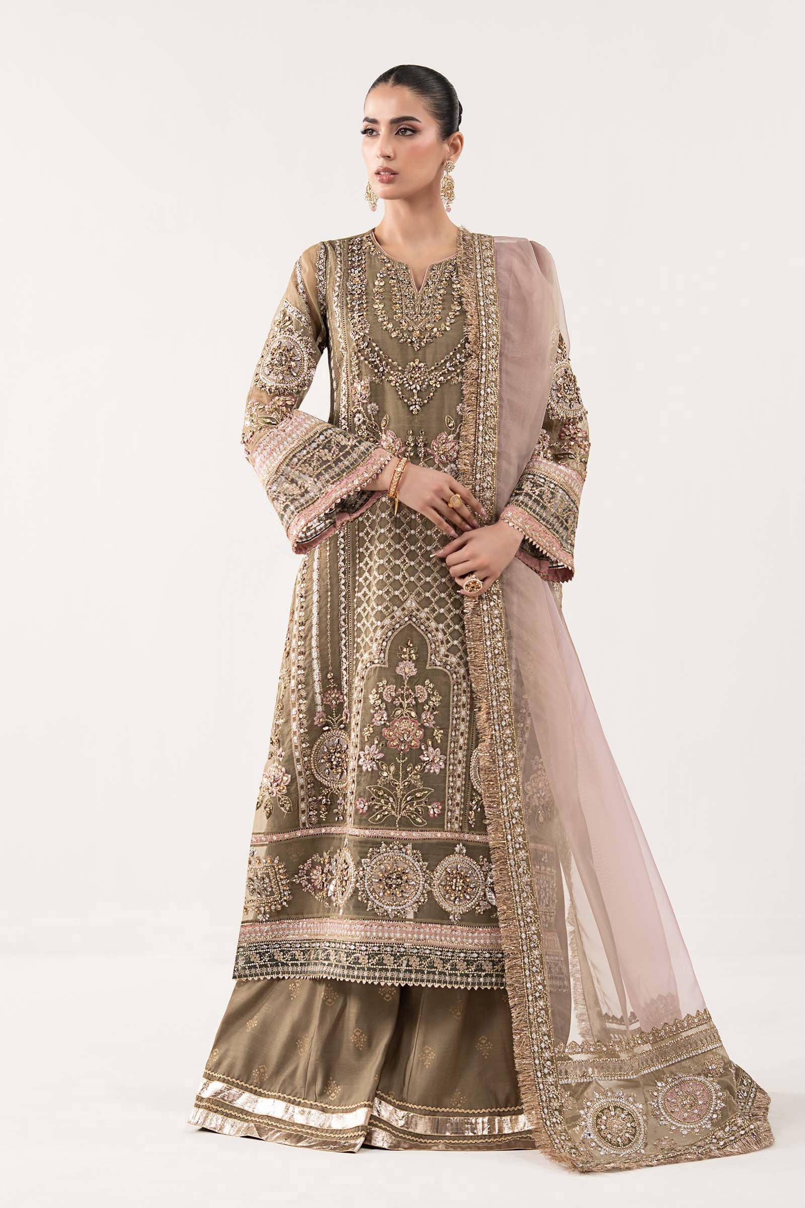 Maria B | Eid Collection 26 | 3 Piece Embroidered Organza Suit