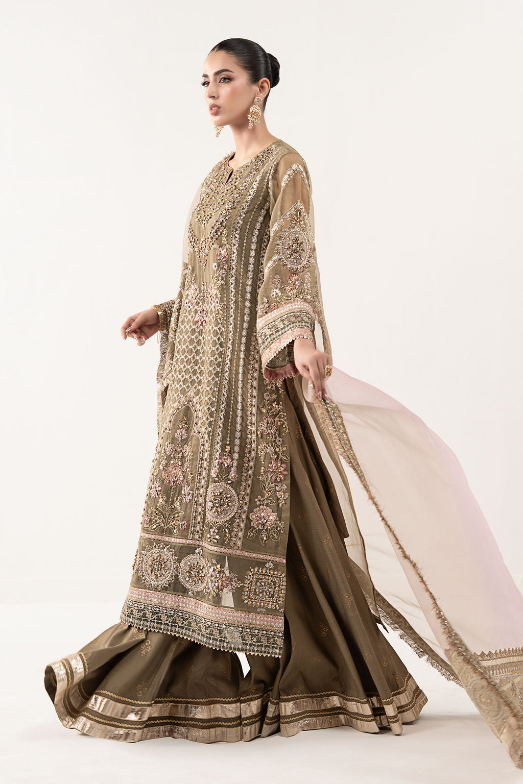 Maria B | Eid Collection 26 | 3 Piece Embroidered Organza Suit