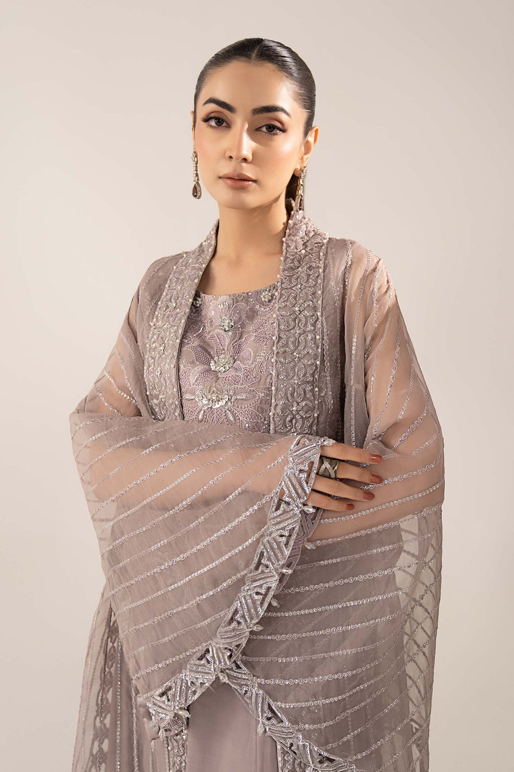 Maria B | Eid Collection 26 | 3 Piece Embroidered Organza Suit