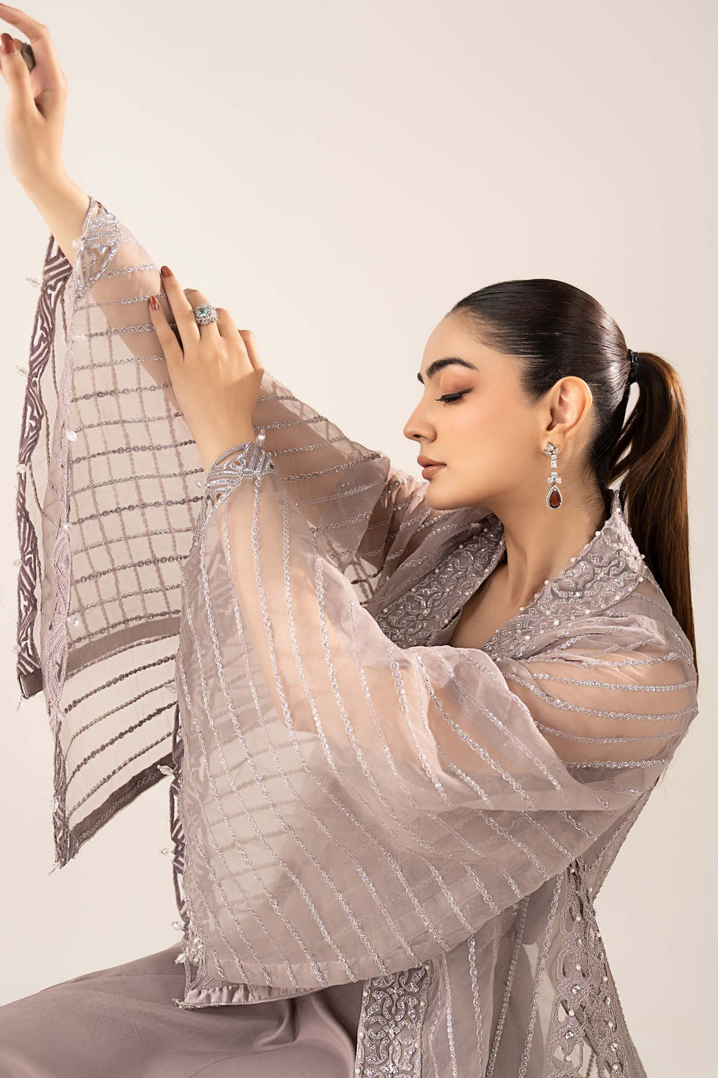 Maria B | Eid Collection 26 | 3 Piece Embroidered Organza Suit