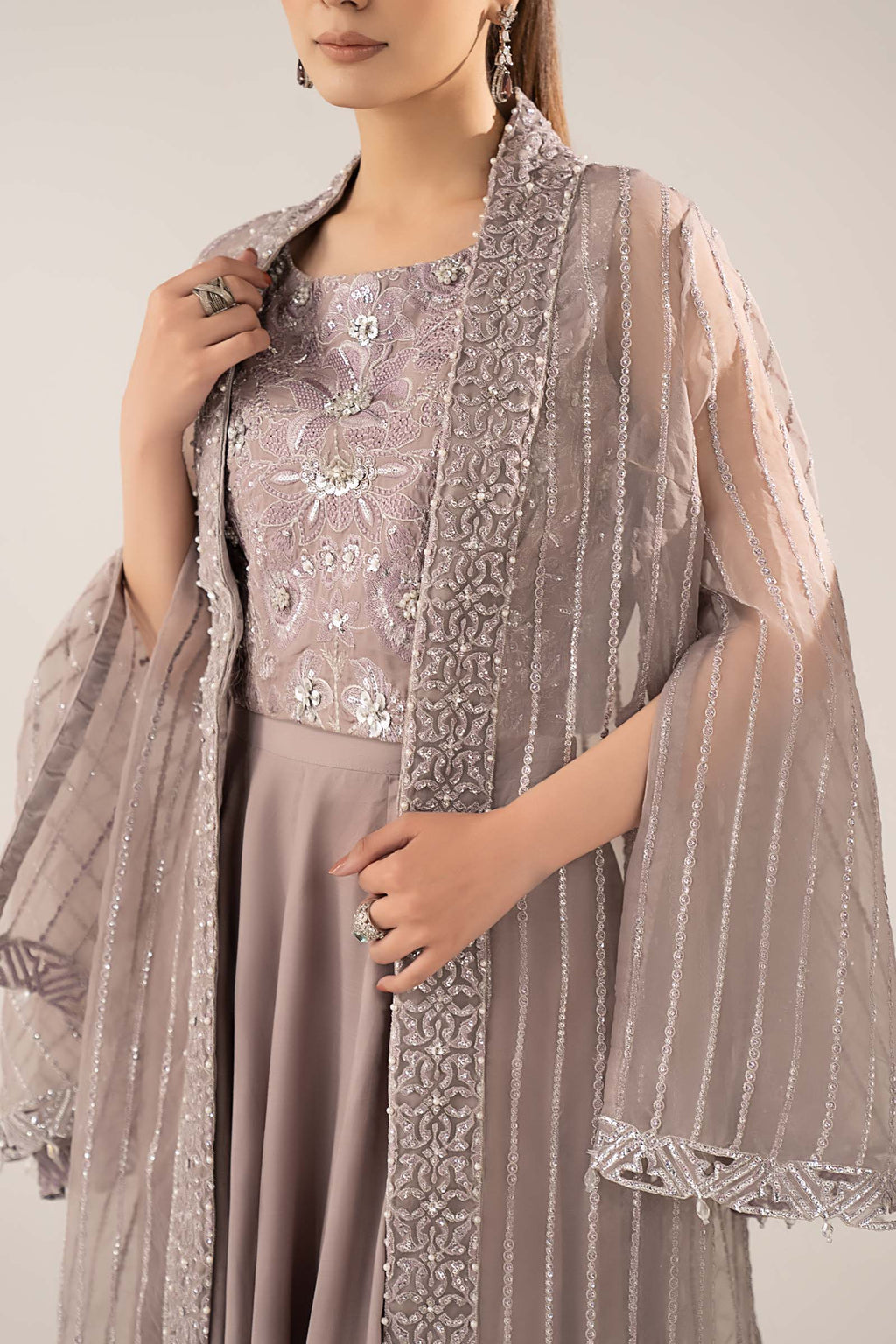 Maria B | Eid Collection 26 | 3 Piece Embroidered Organza Suit