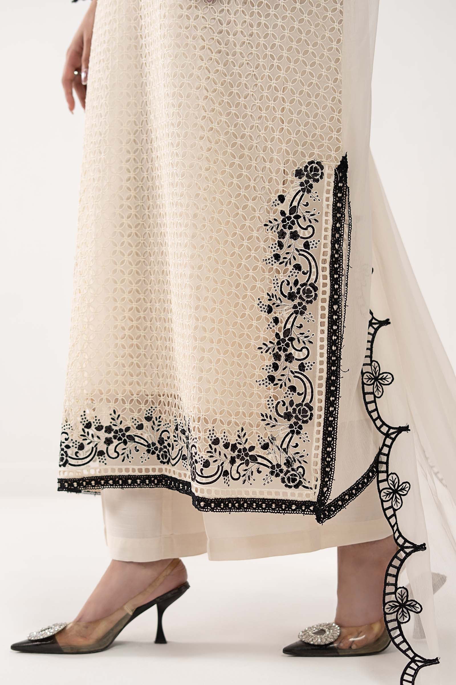 Maria B | Eid Collection 26 | 3 Piece Embroidered Chiffon Suit