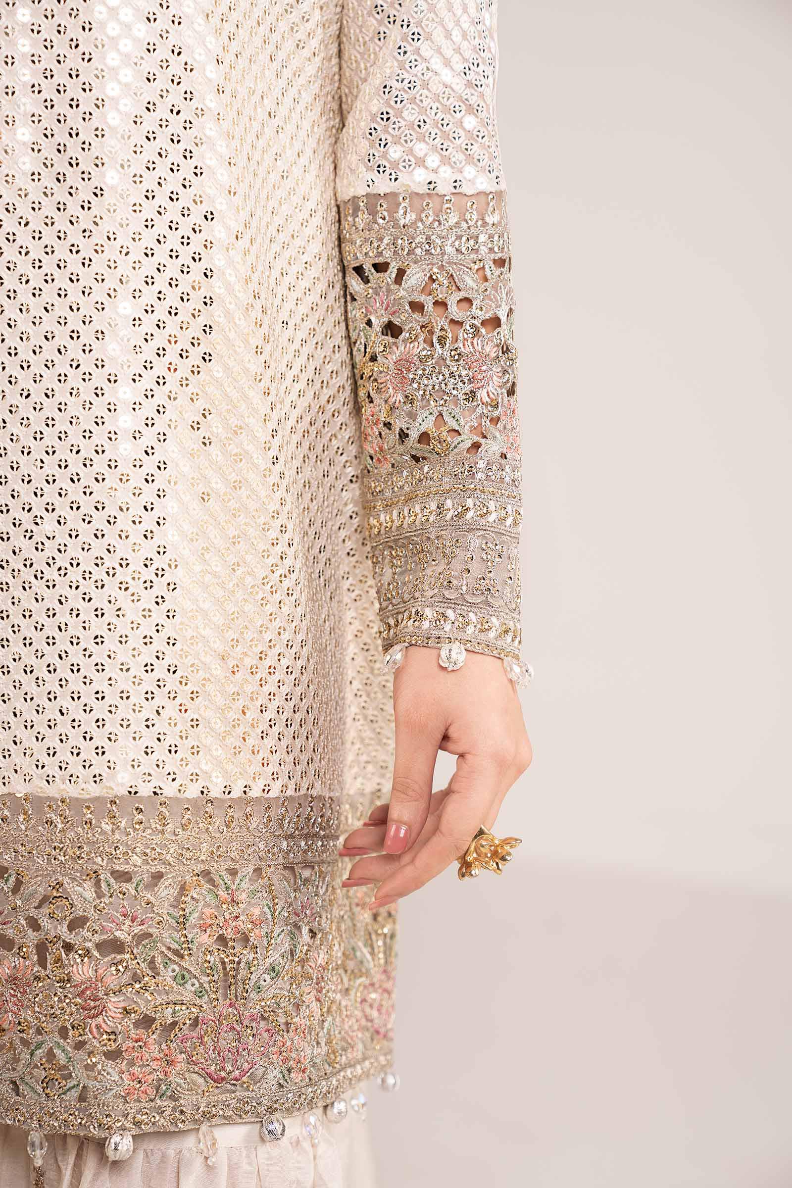 Maria B | Eid Collection Formals 26 | 3 Piece Embroidered Chiffon Suit