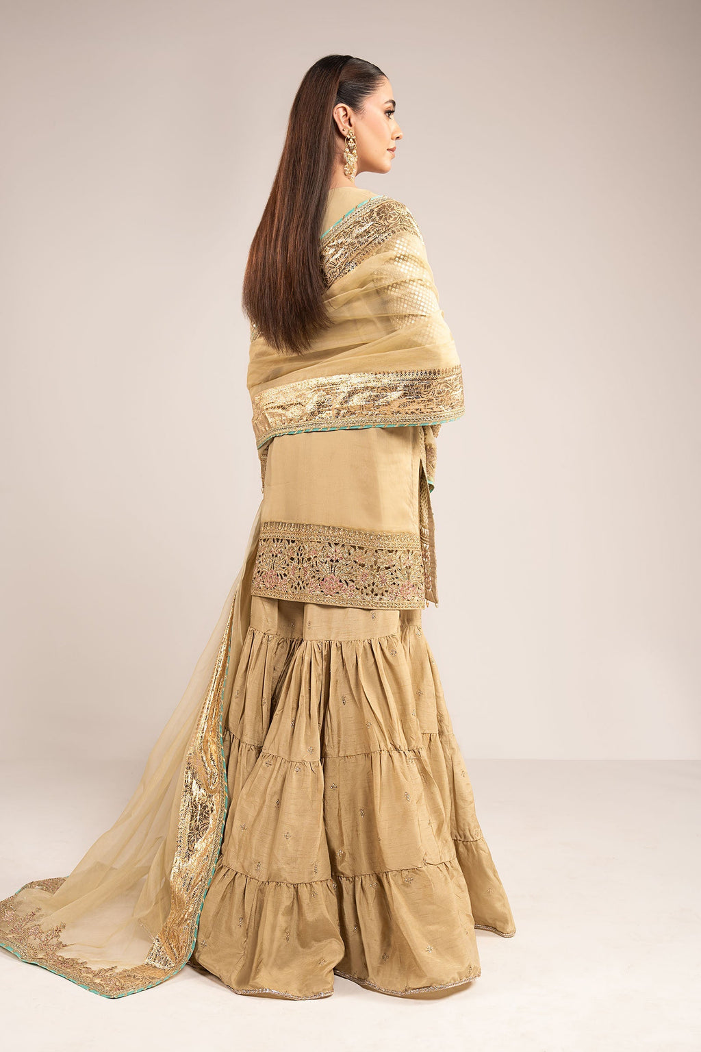 Maria B | Eid Collection Formals 26 | 3 Piece Embroidered Chiffon Suit