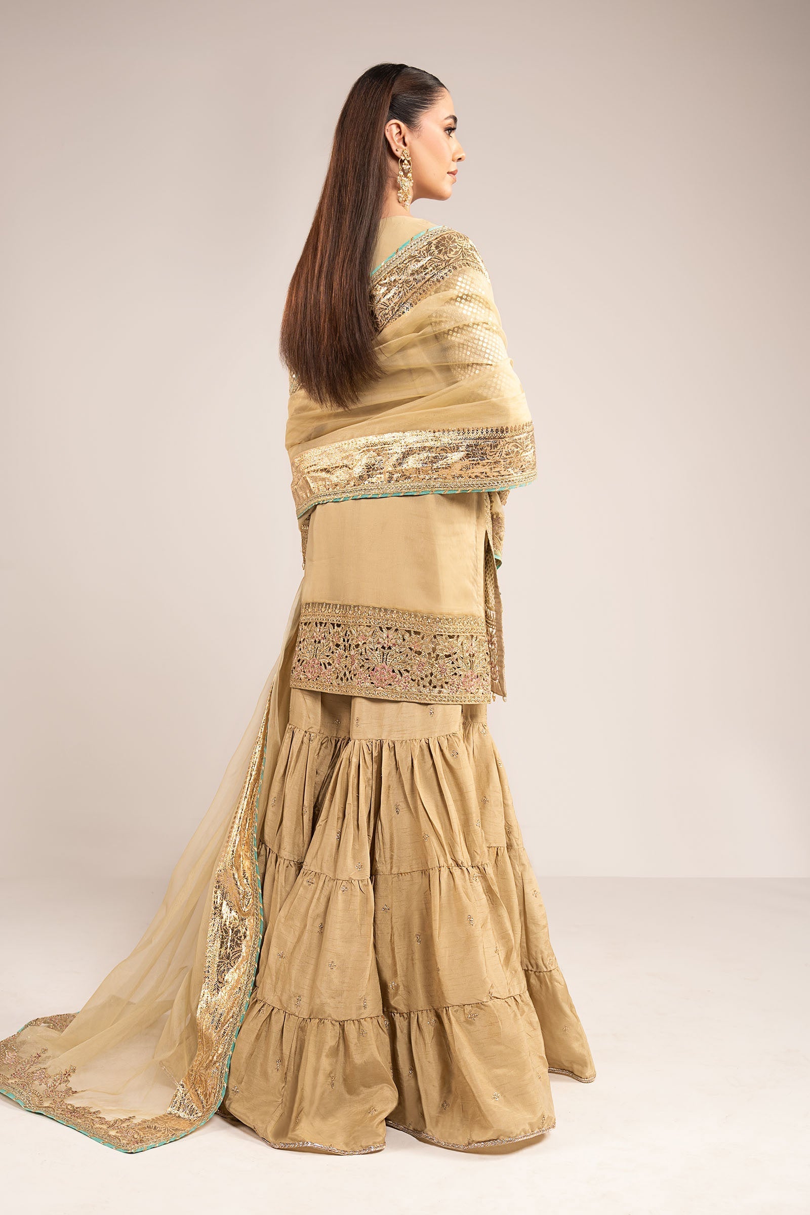 Maria B | Eid Collection Formals 26 | 3 Piece Embroidered Chiffon Suit