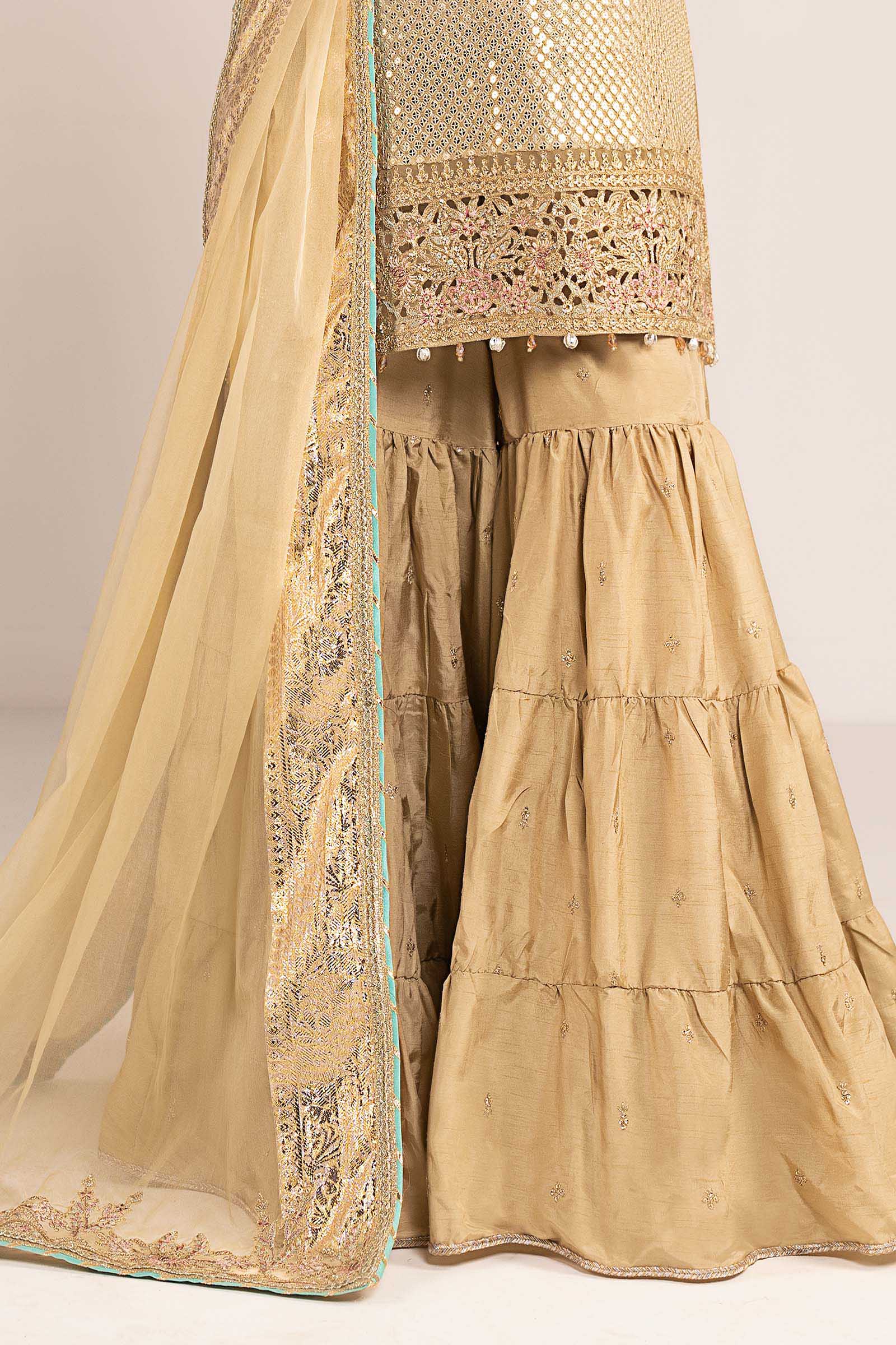 Maria B | Eid Collection Formals 26 | 3 Piece Embroidered Chiffon Suit