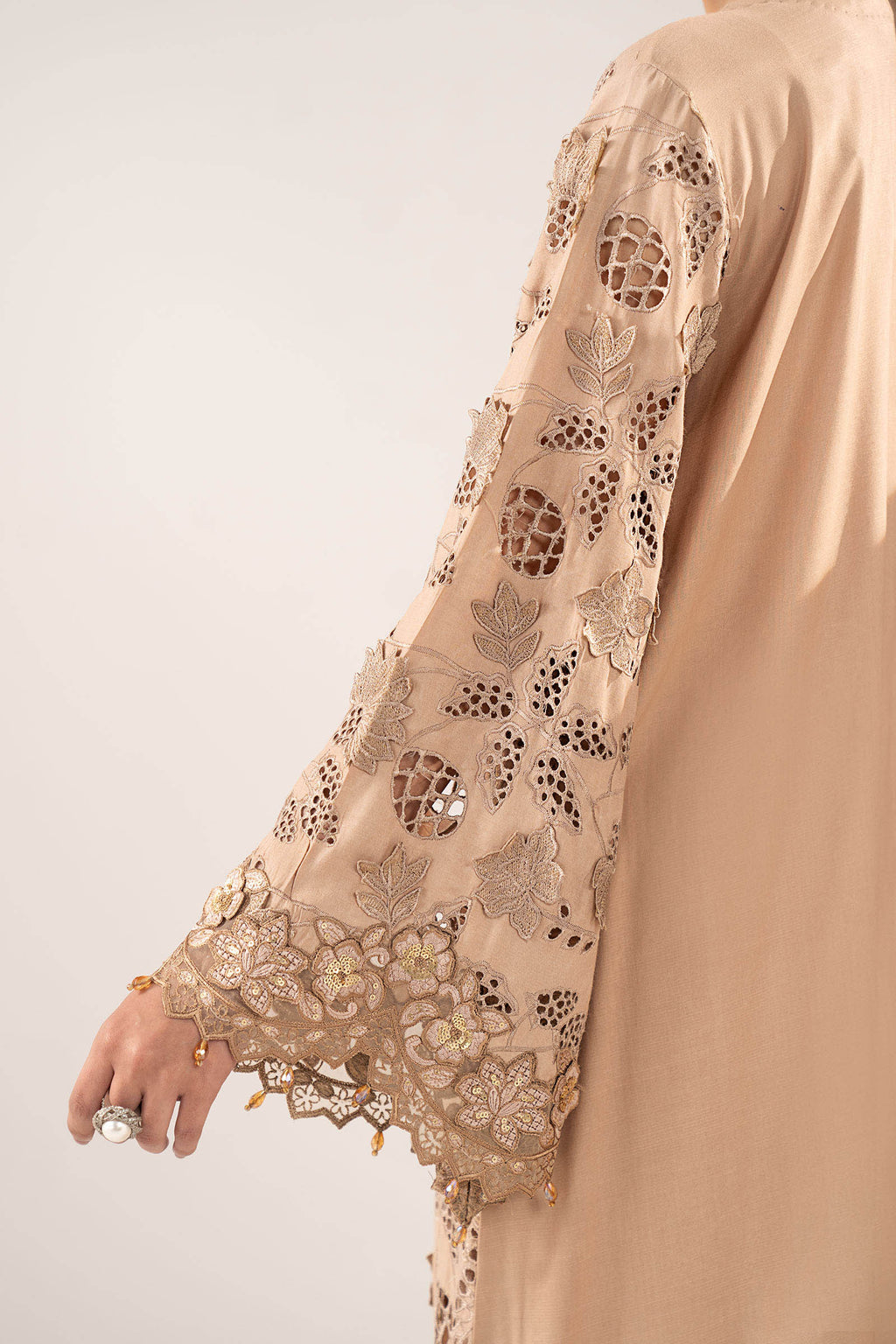 Maria B | Eid Collection 26 | 3 Piece Embroidered Raw Silk Suit