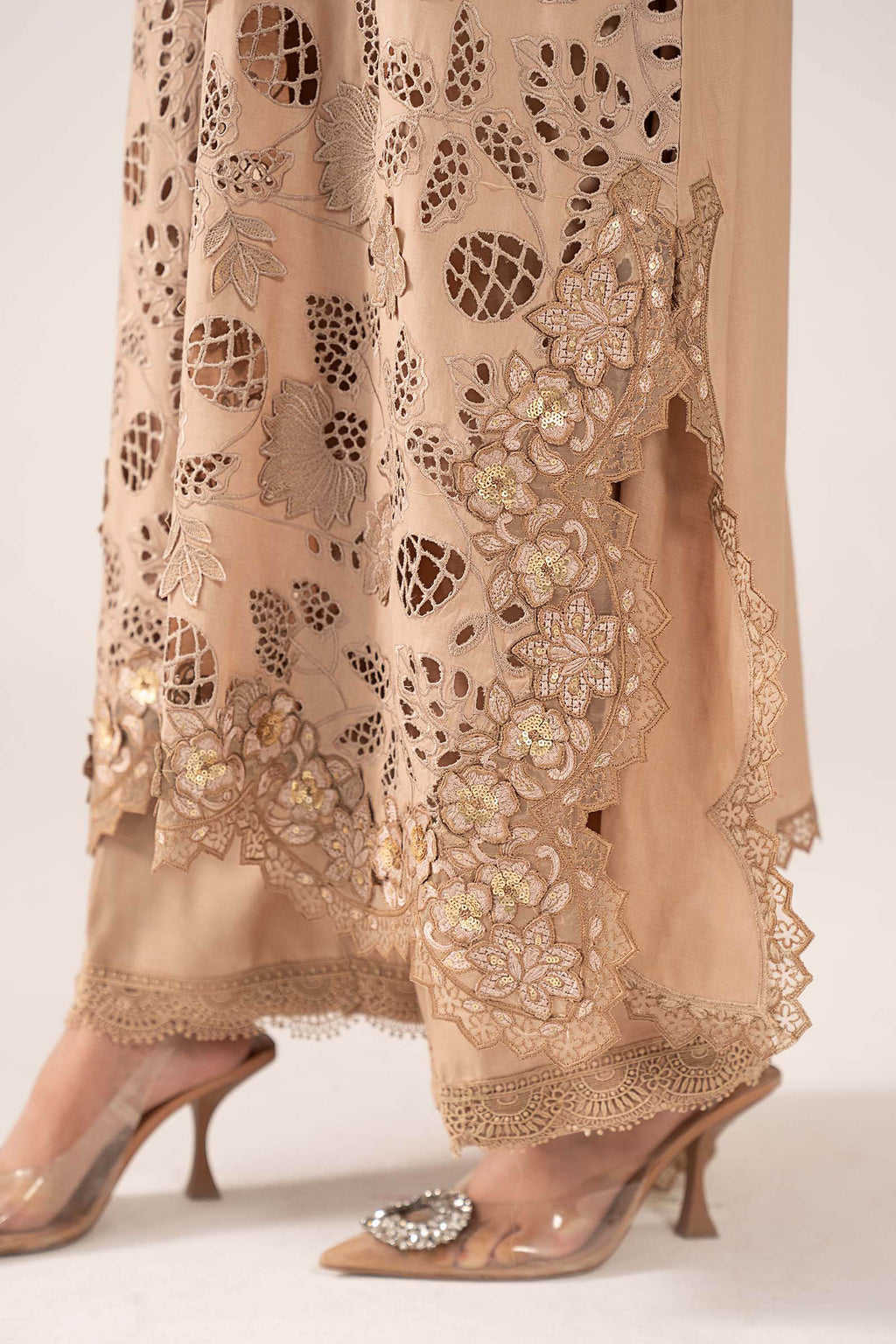 Maria B | Eid Collection 26 | 3 Piece Embroidered Raw Silk Suit