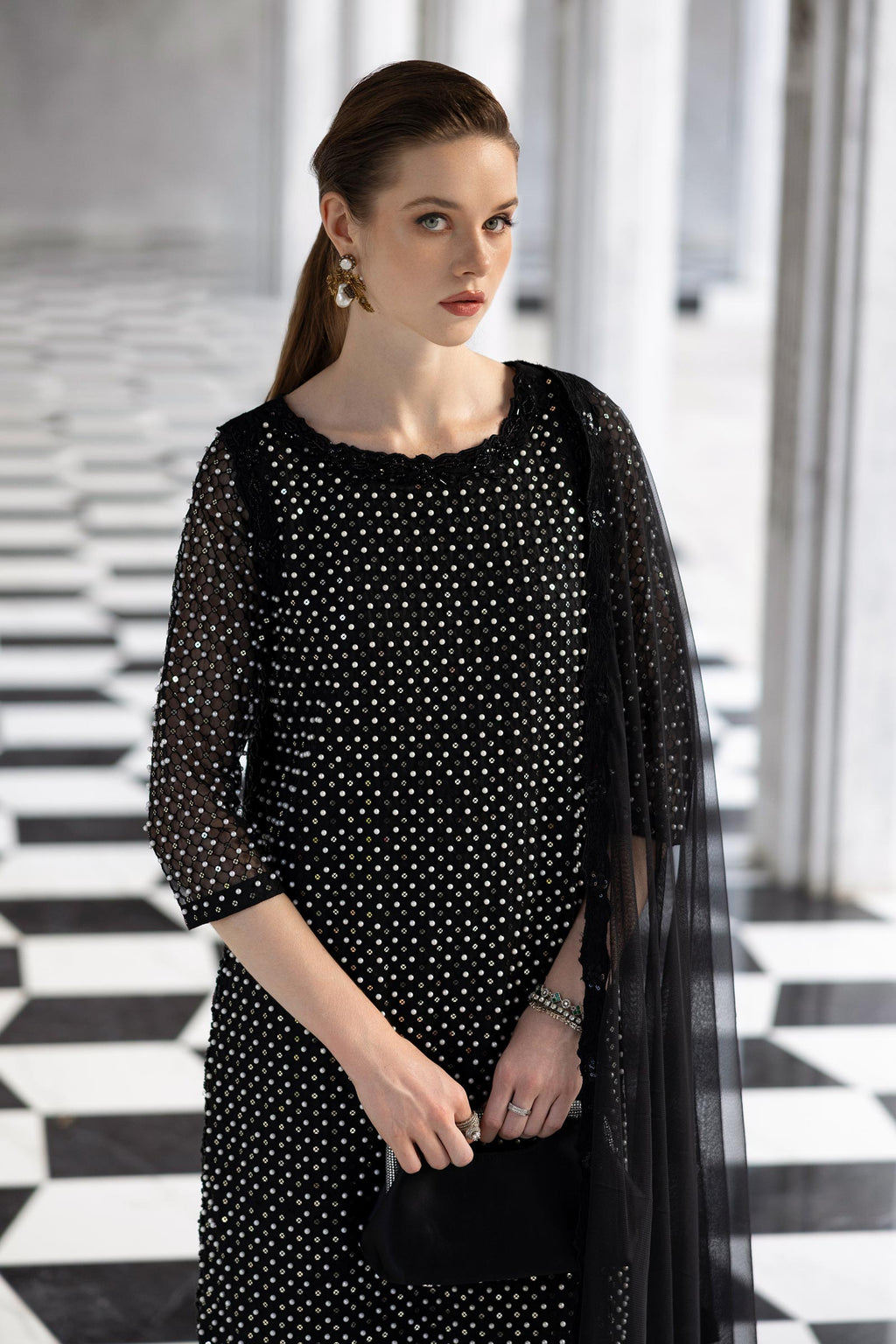 Maria B | Eid Collection 26 | 3 Piece Embroidered Organza Suit