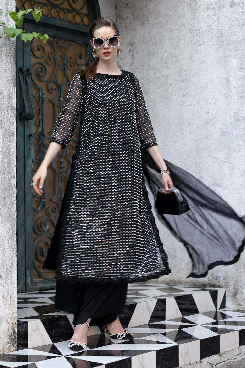 Maria B | Eid Collection 26 | 3 Piece Embroidered Organza Suit