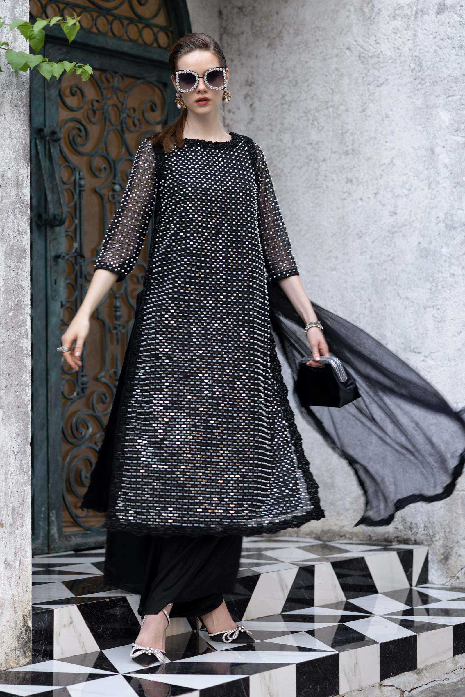 Maria B | Eid Collection 26 | 3 Piece Embroidered Organza Suit