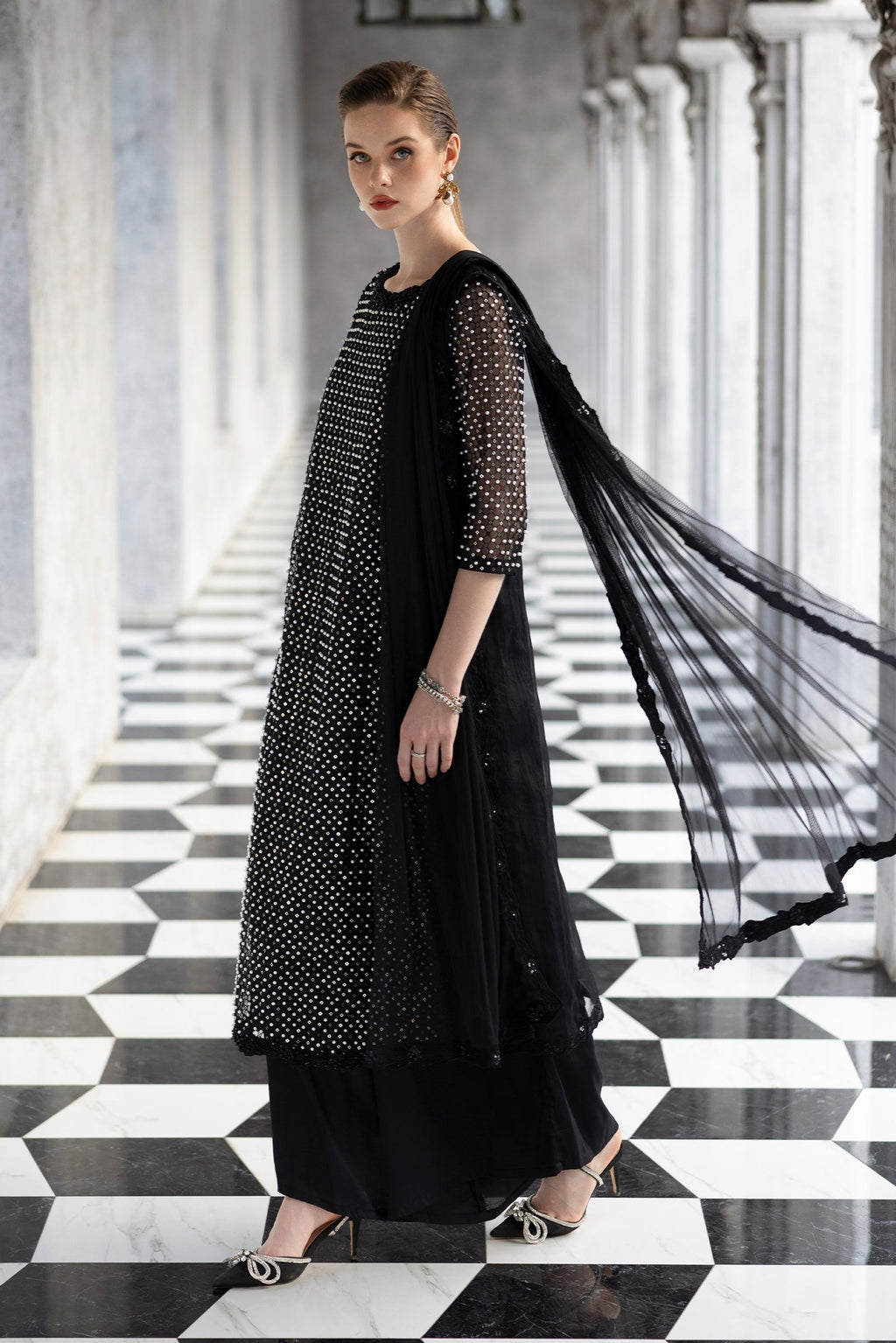 Maria B | Eid Collection 26 | 3 Piece Embroidered Organza Suit