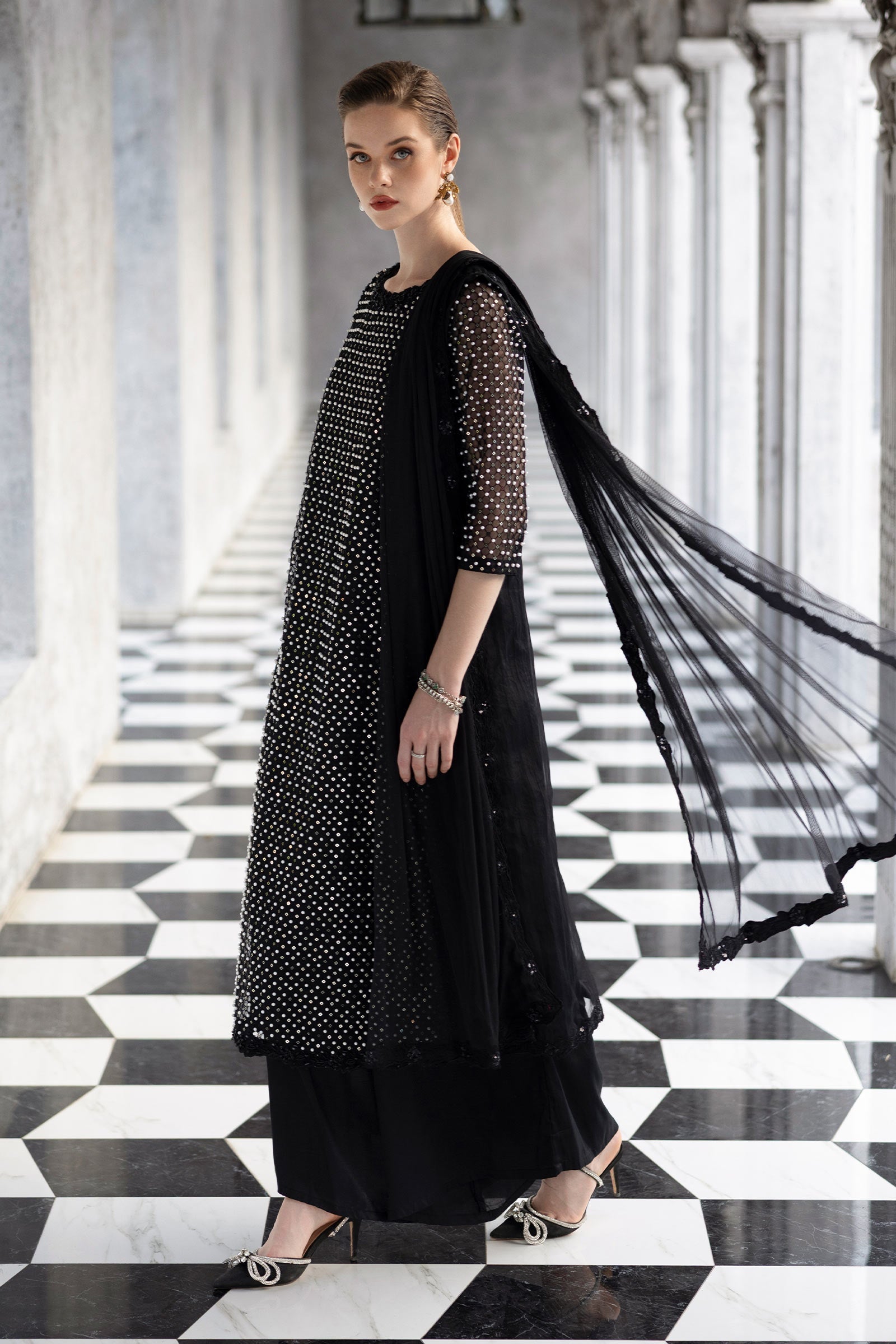 Maria B | Eid Collection 26 | 3 Piece Embroidered Organza Suit
