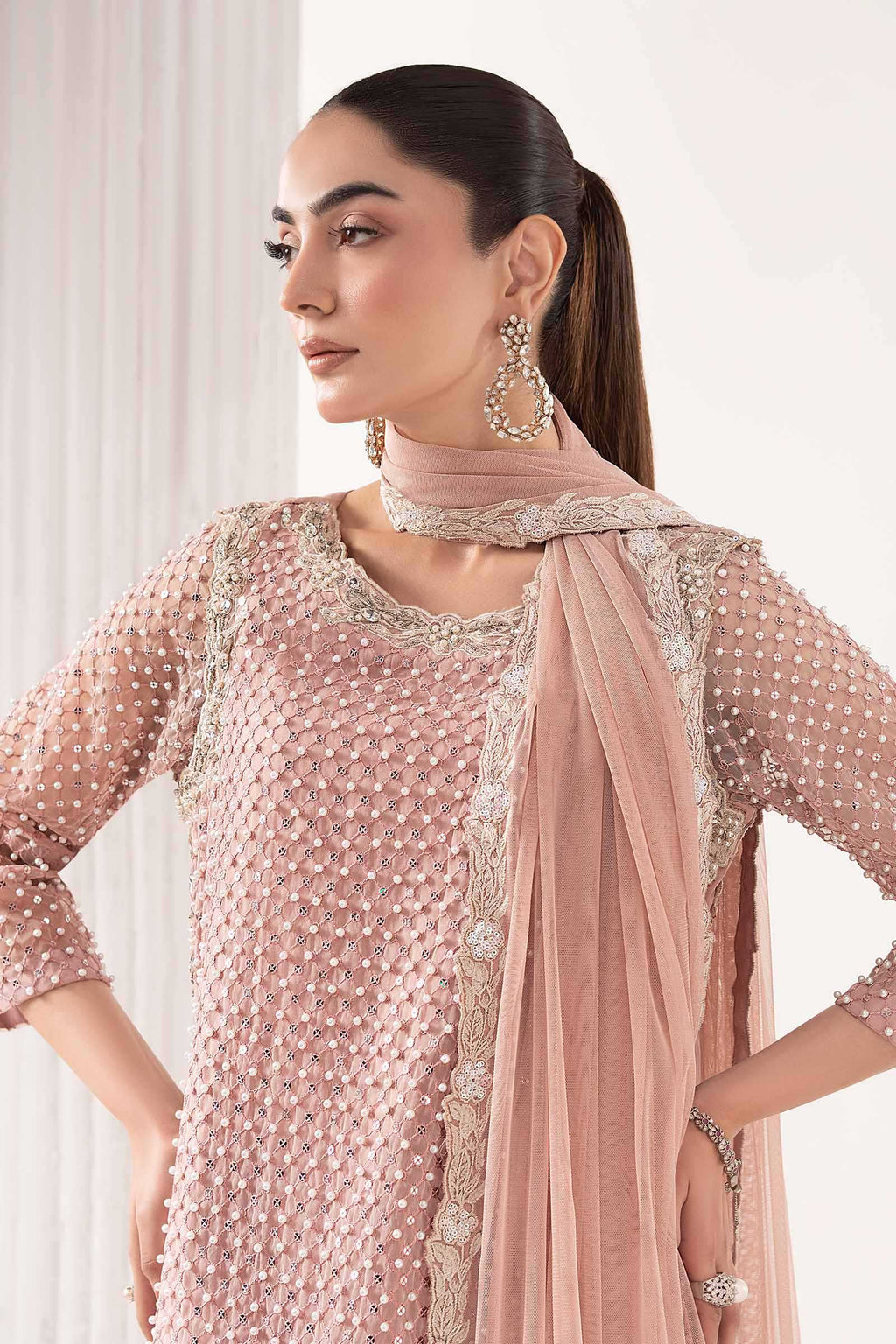 Maria B | Eid Collection 26 | 3 Piece Embroidered Organza Suit