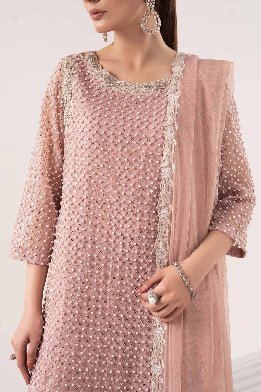 Maria B | Eid Collection 26 | 3 Piece Embroidered Organza Suit