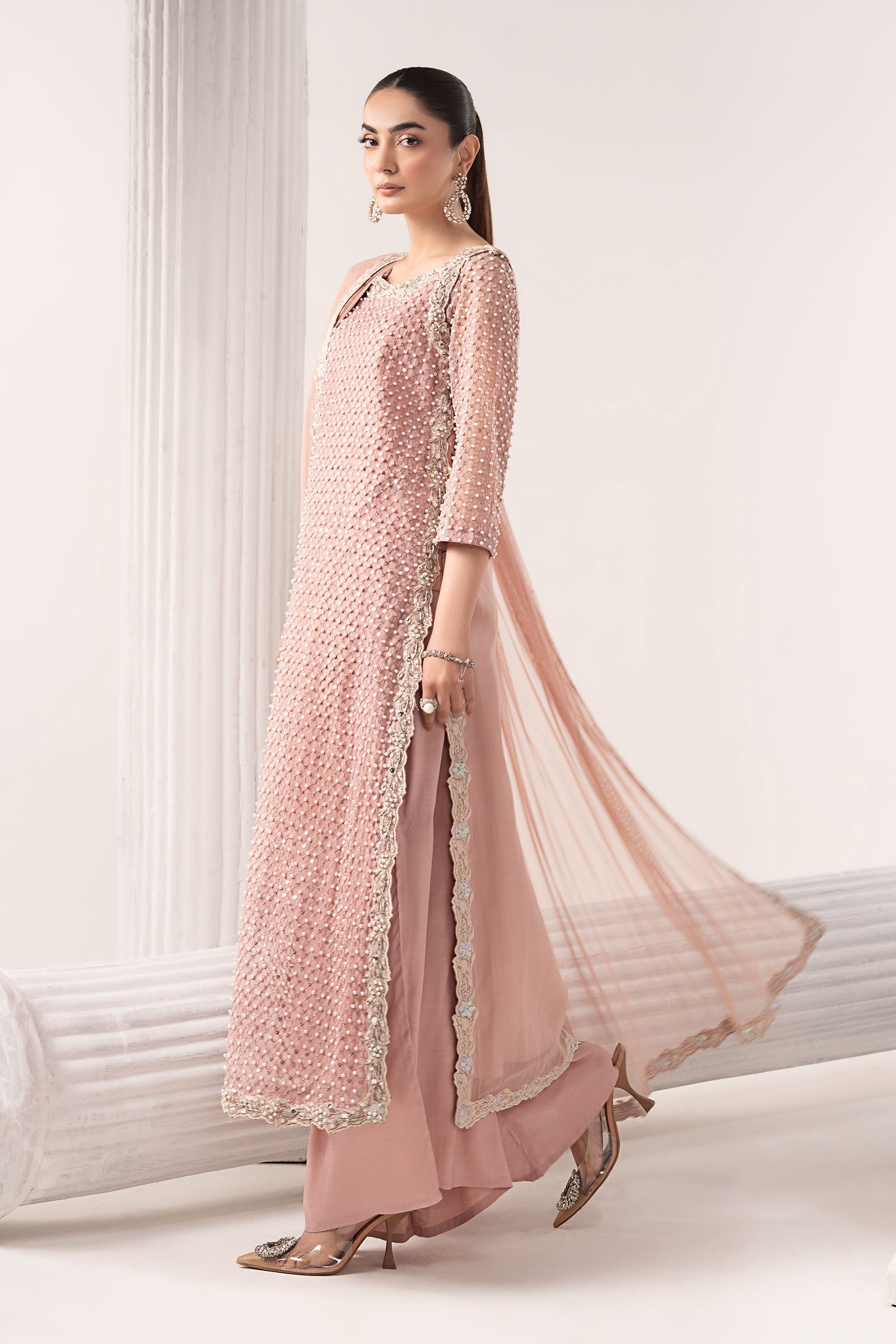Maria B | Eid Collection 26 | 3 Piece Embroidered Organza Suit