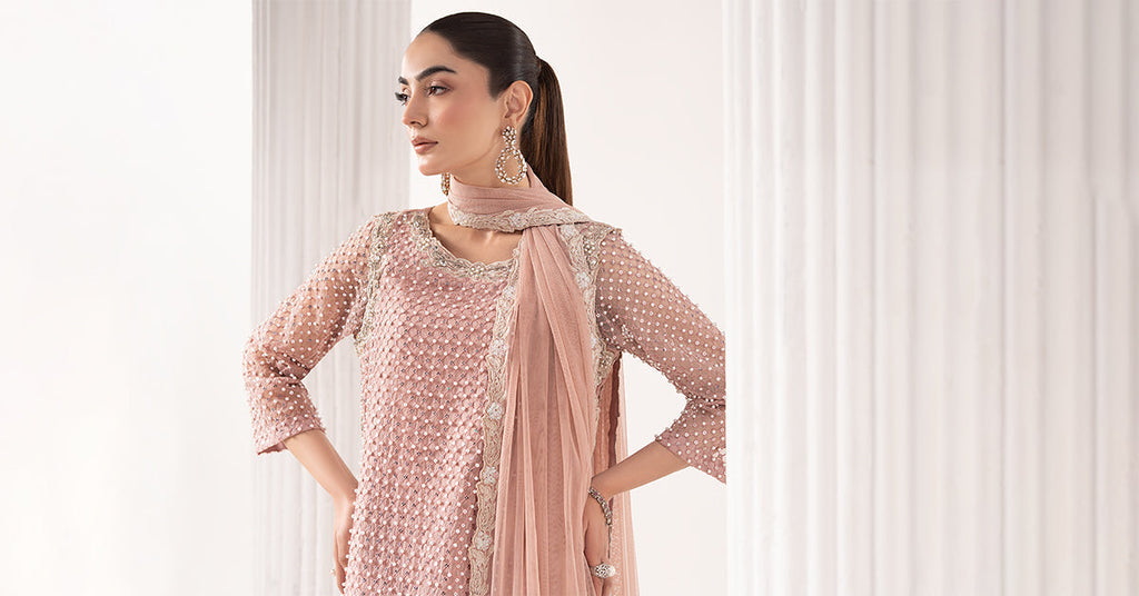 Maria B | Eid Collection 26 | 3 Piece Embroidered Organza Suit