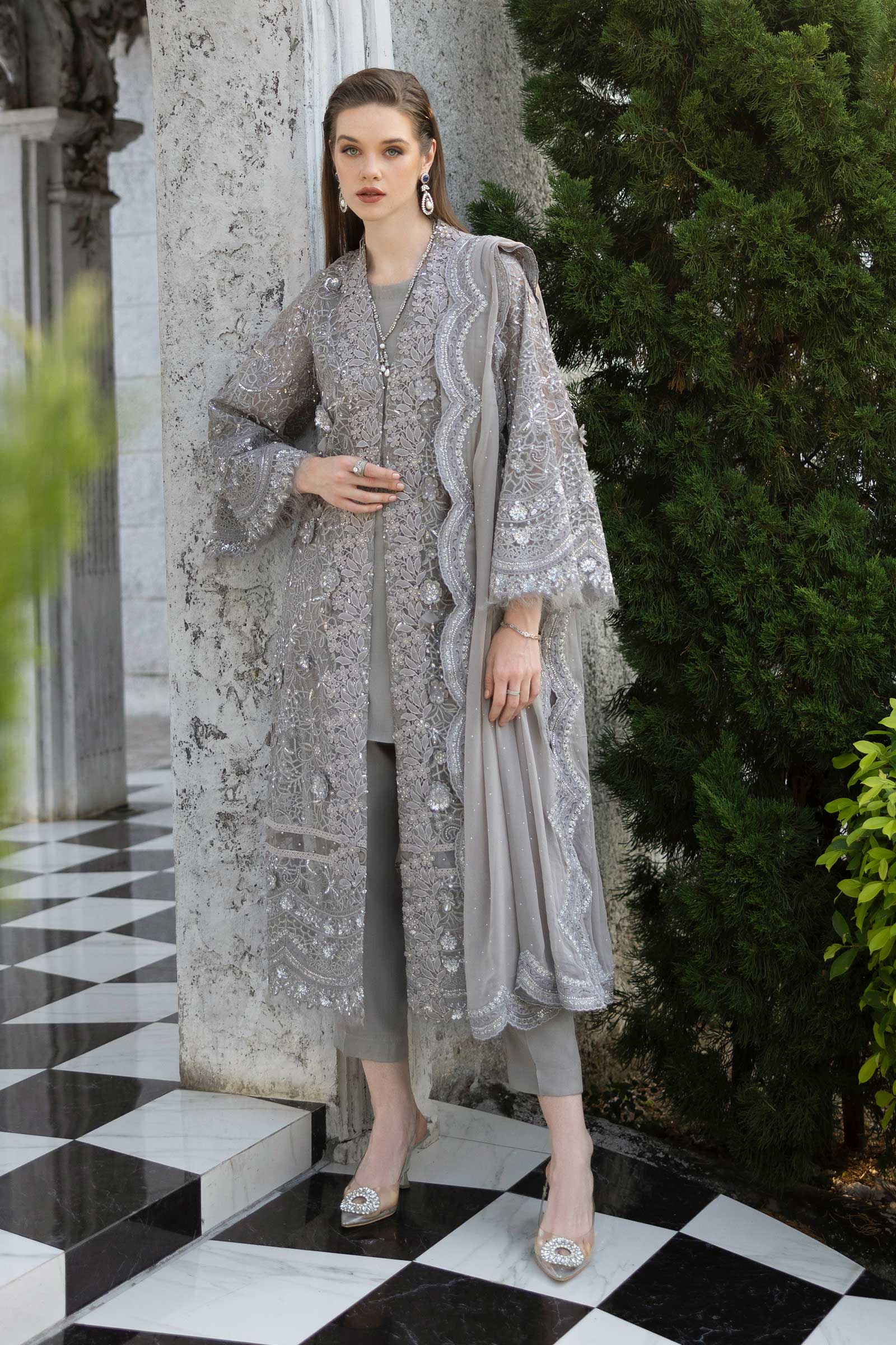 Maria B | Eid Collection 26 | 3 Piece Embroidered Organza Suit