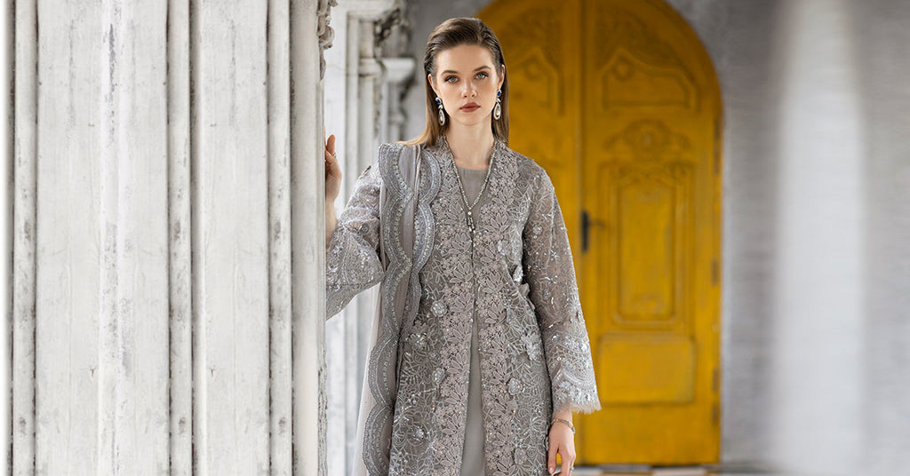 Maria B | Eid Collection 26 | 3 Piece Embroidered Organza Suit