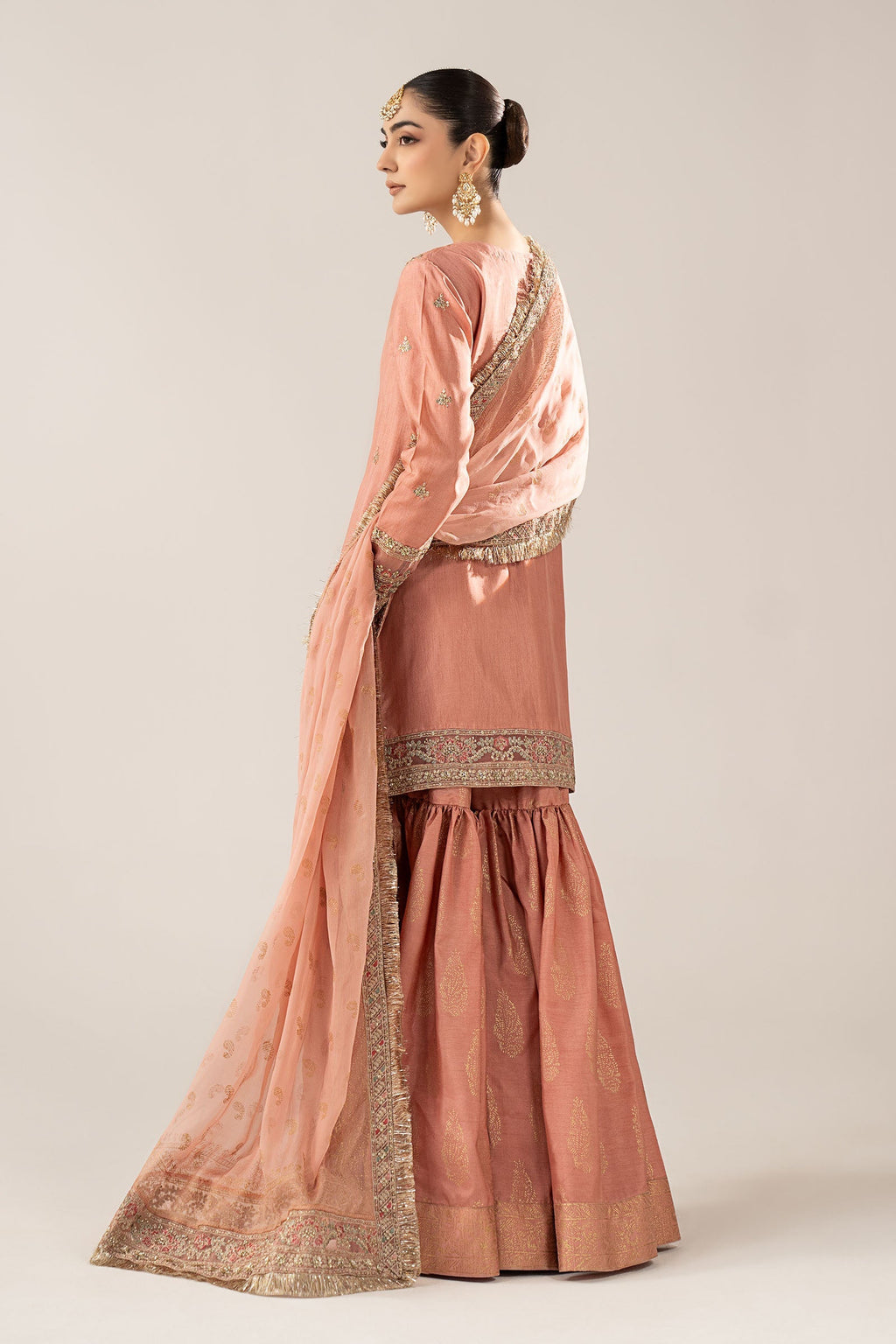 Maria B | Eid Collection 26 | 3 Piece Embroidered Raw Silk Suit