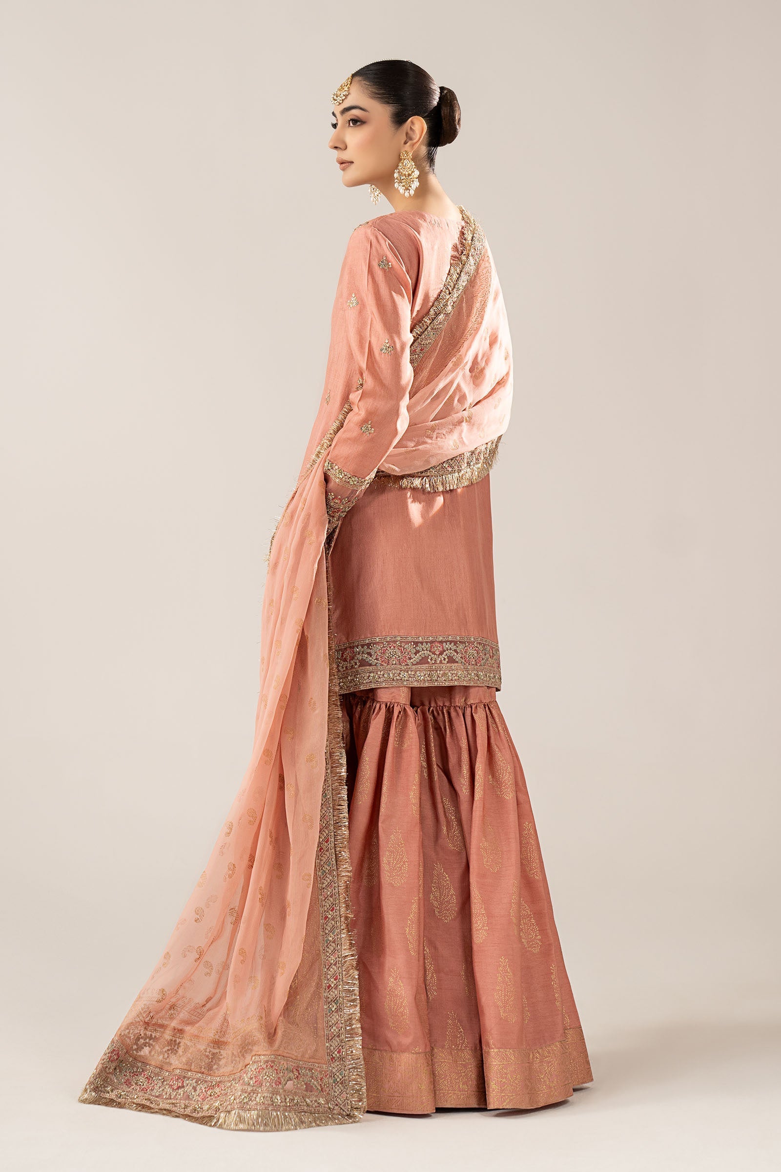 Maria B | Eid Collection 26 | 3 Piece Embroidered Raw Silk Suit