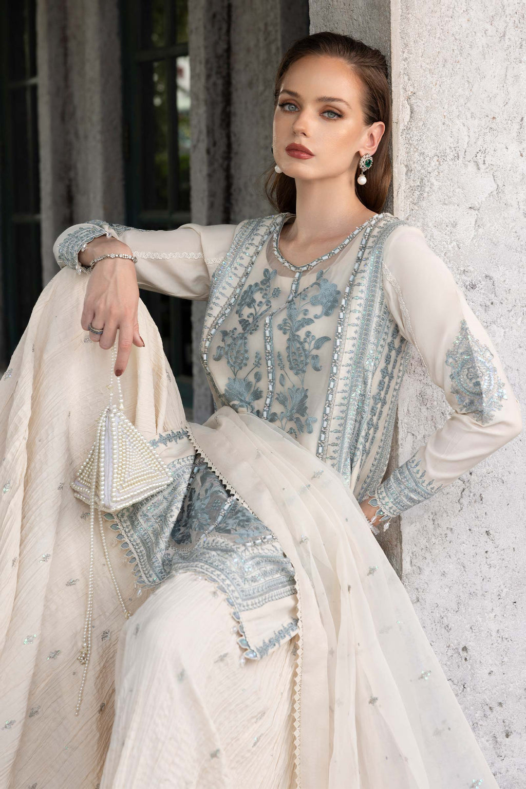 Maria B | Eid Collection 26 | 3 Piece Embroidered Organza Suit